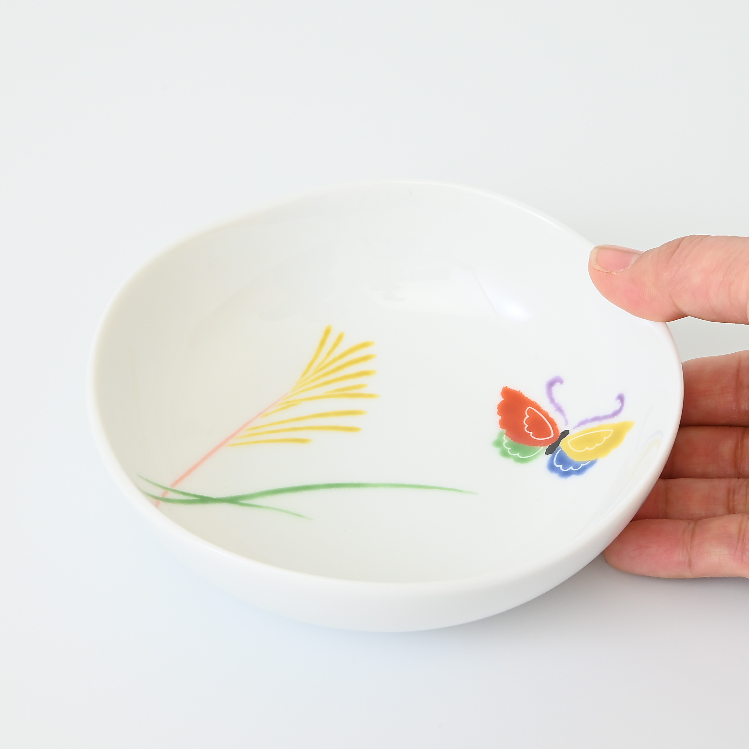 【はんなり】小鉢(すすき) （径14cm）*秋の有田陶器市まつり特別割引商品*　箱無し・単品6