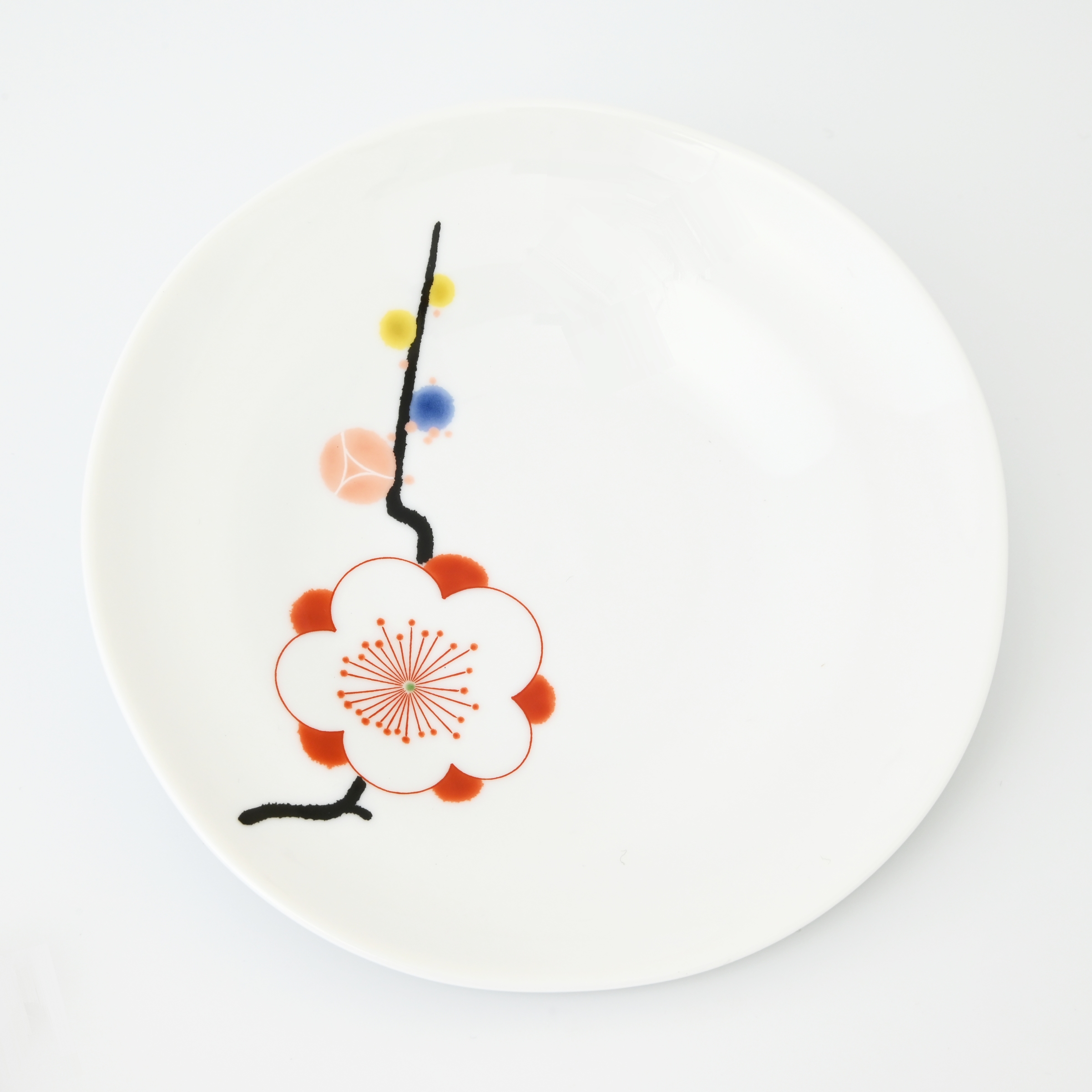 【はんなり】中皿（梅）（径16cm）*秋の有田陶器市まつり特別割引商品*1