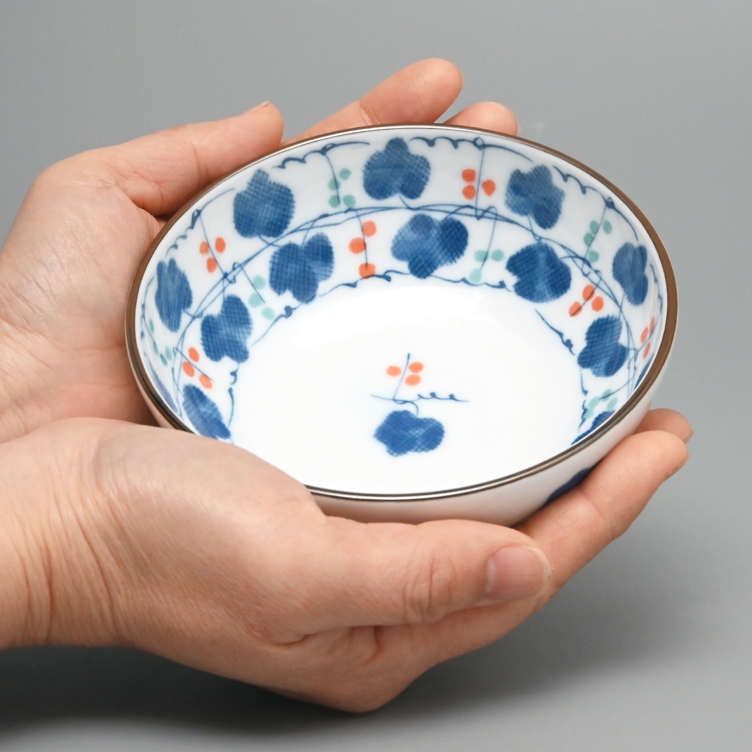 【野ぶどう】小鉢３個セット（径12cm）*WEB陶器市限定商品*6