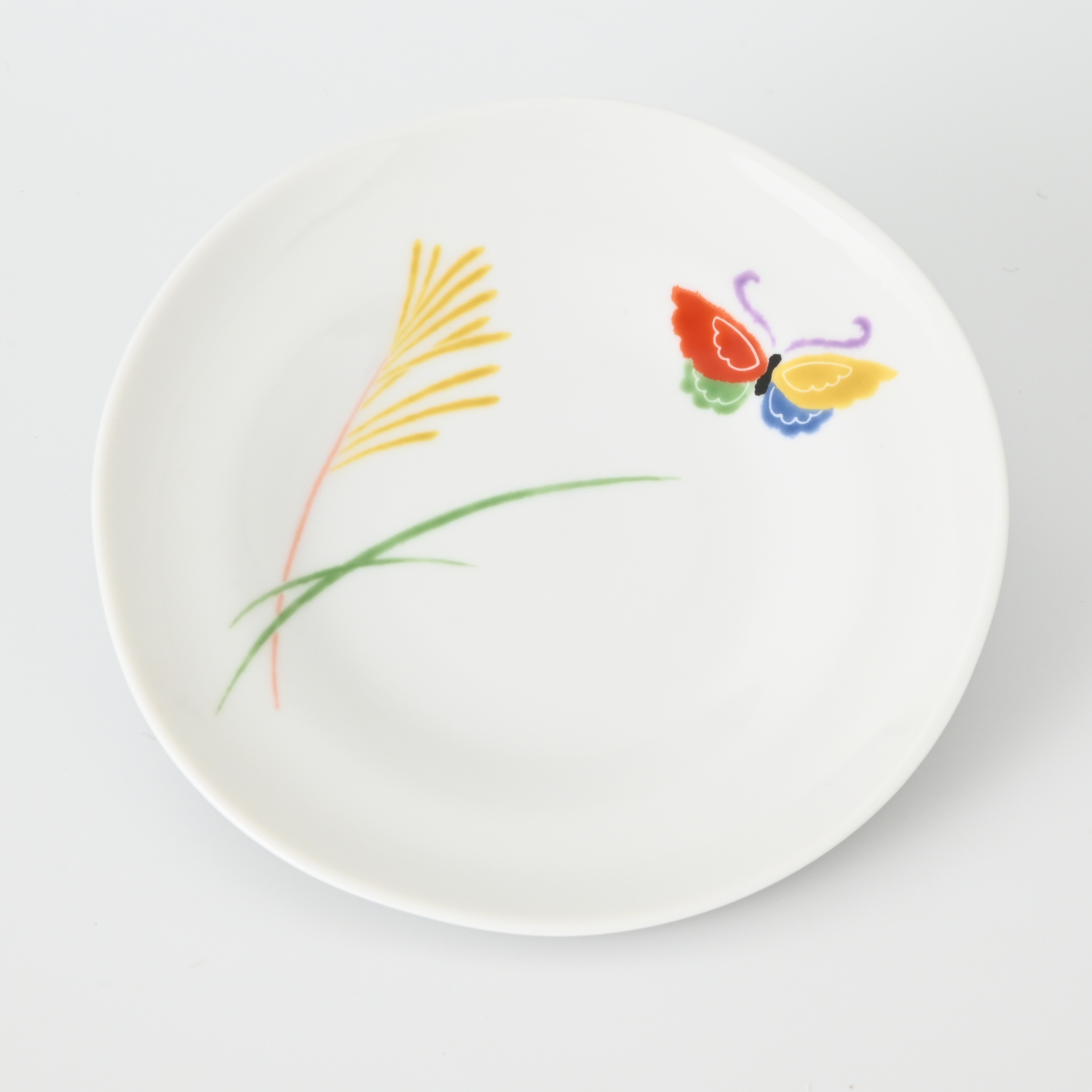 【はんなり】中皿（すすき）（径16cm）箱なし・単品*秋の有田陶器市まつり特別割引商品*