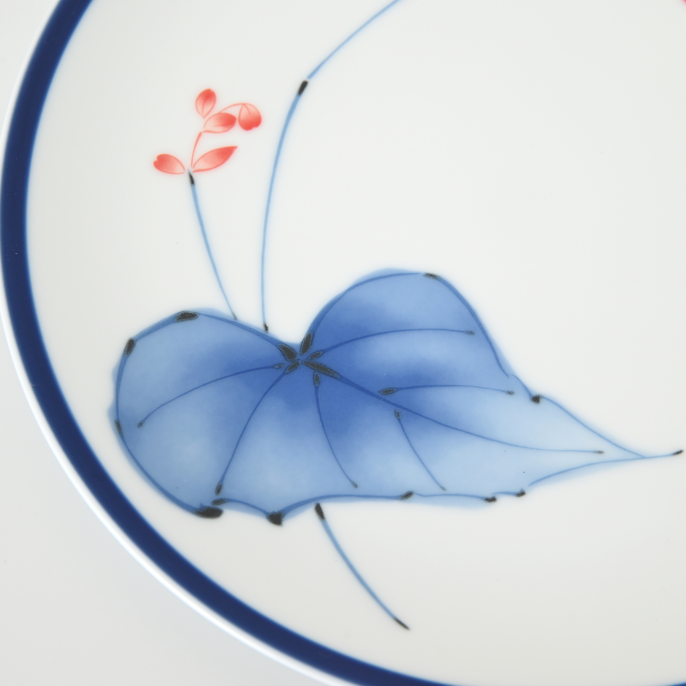 （想思花）21cmプレート　箱なし・単品　*秋の有田陶器市まつり特別割引商品*2