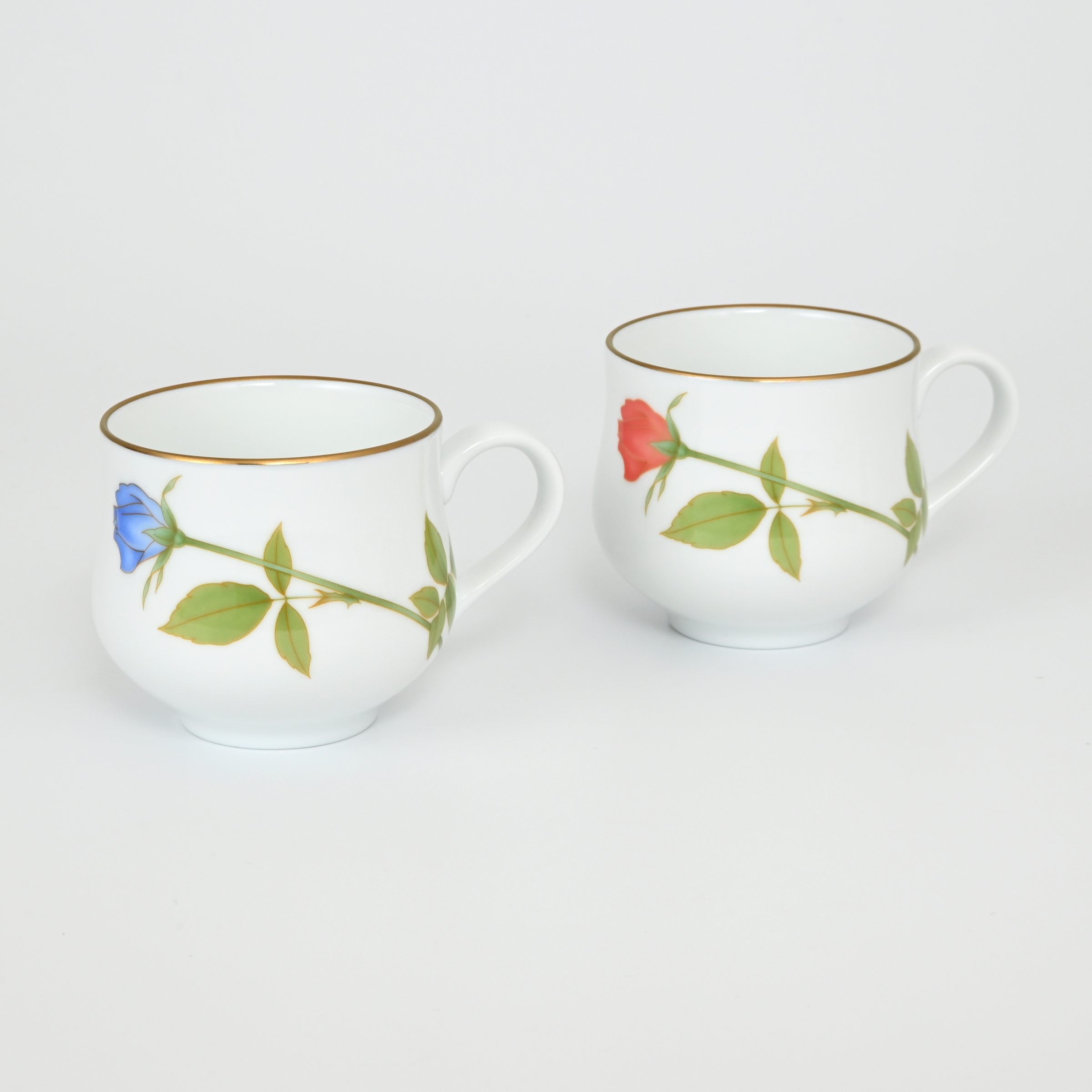 【ノーブルローズ】ペアマグカップ *秋の陶磁器まつり特別価格*