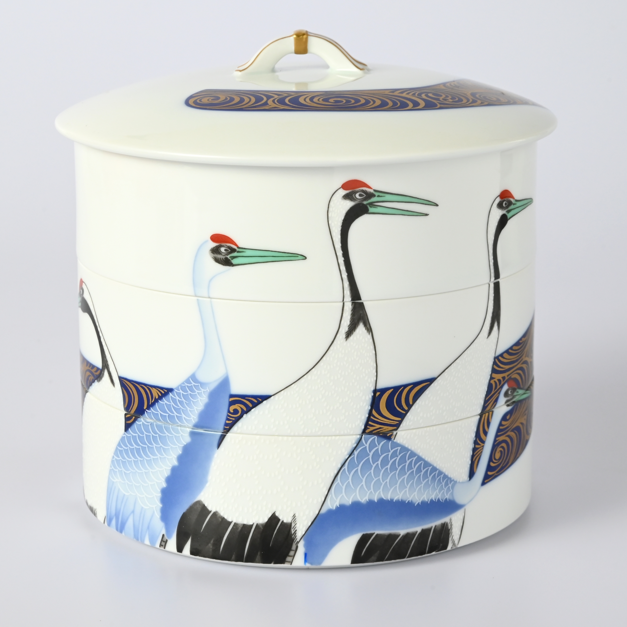 【光琳鶴】三段重　*ショールーム・オンラインショップ限定商品*