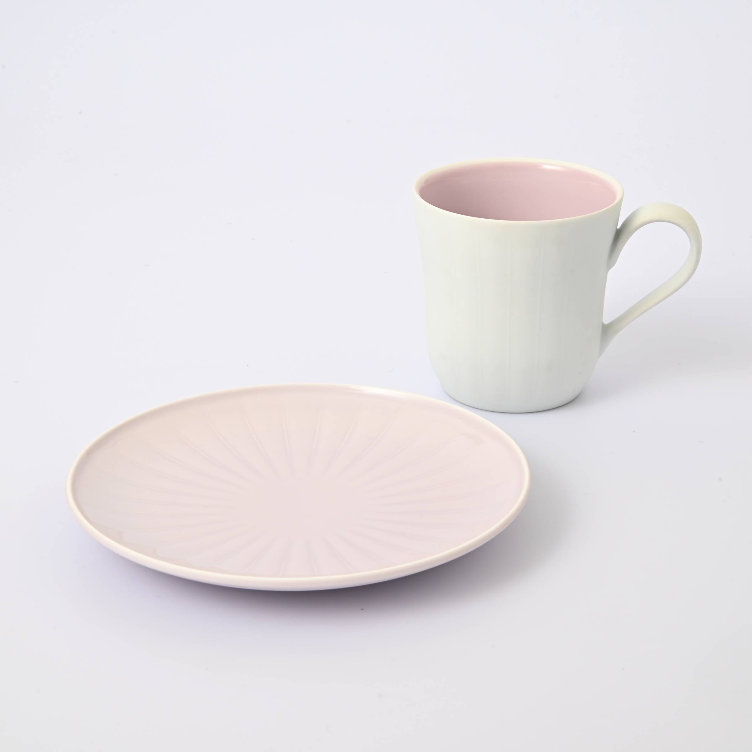 【こもれび　ライラック】新生活応援セット（マグカップ+プレート）*オンラインショップ限定*1