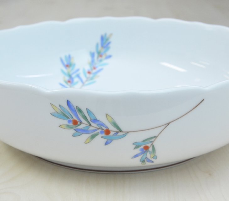 【小鳥の詩】深鉢（径22.5cm）箱なし　*特別割引商品*3