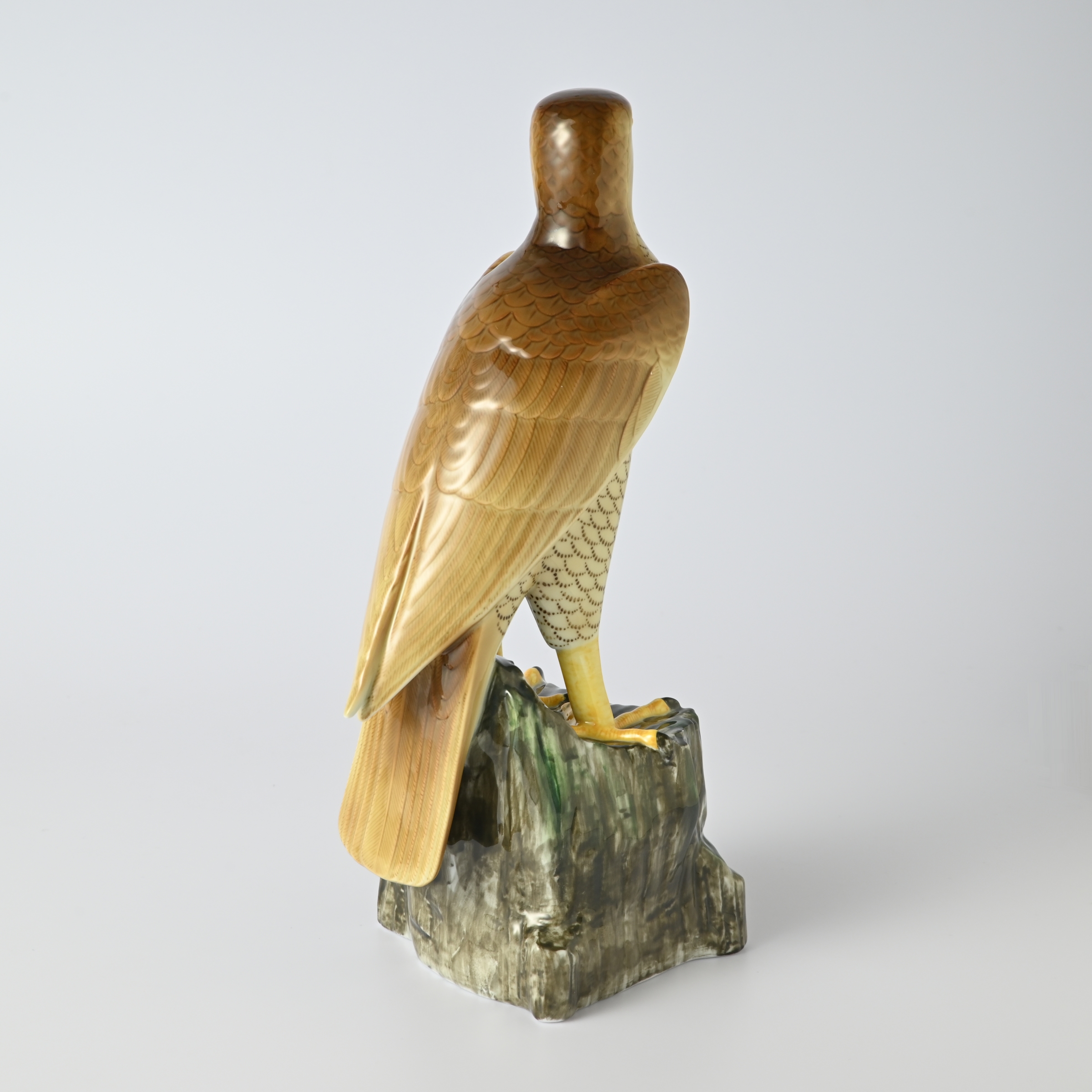 【染付鷹】置物3