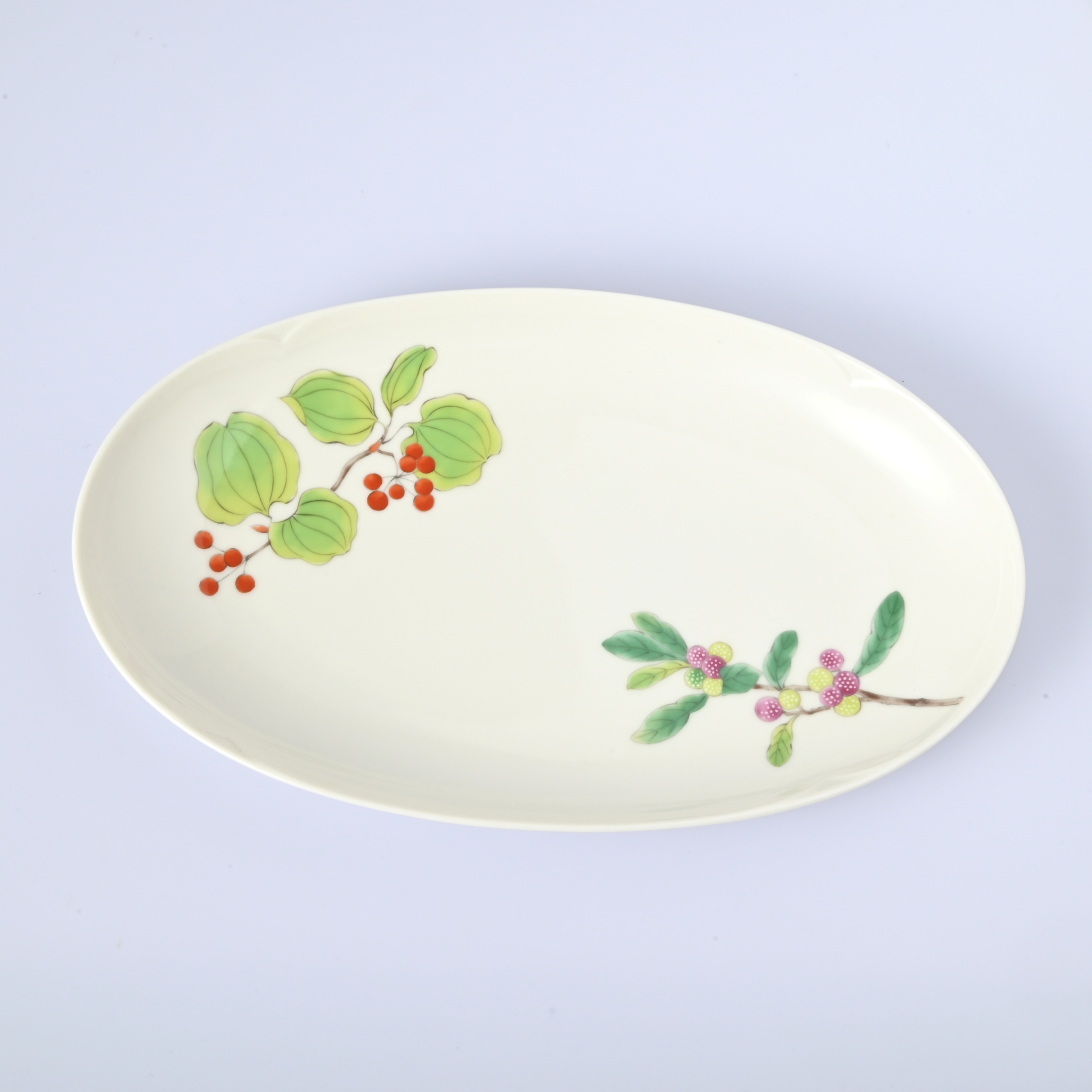 【山だより】ペア楕円皿（長径24.5cm）3