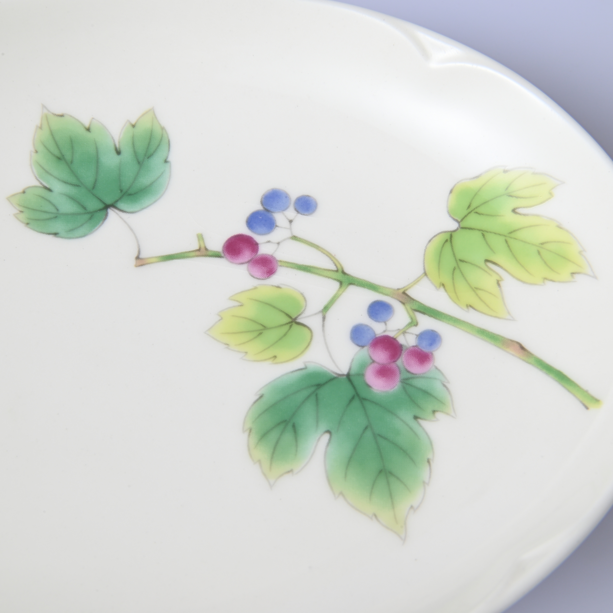 【山だより】ペア楕円小皿（長径17cm）2