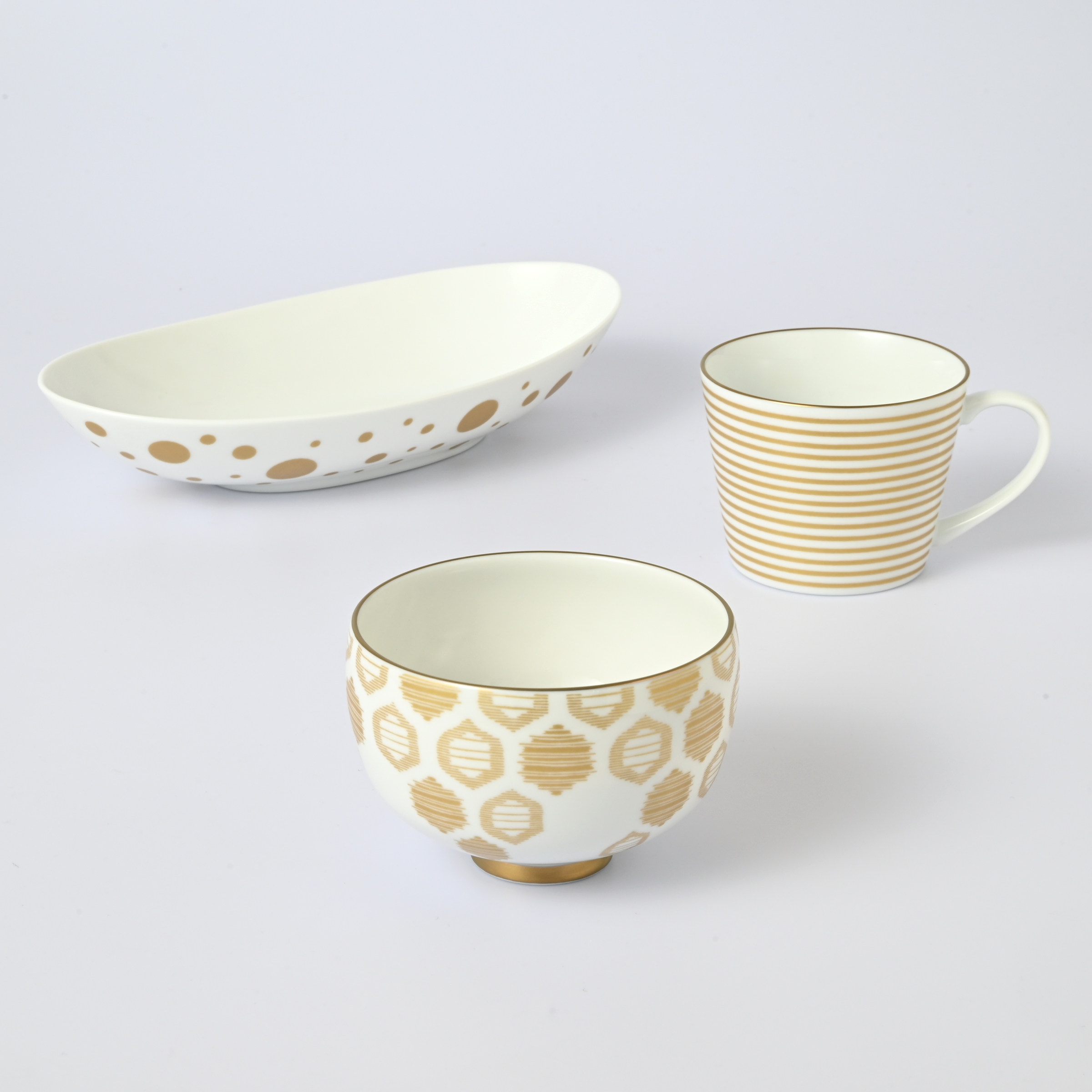 【KAORUKO GD】マグカップ オーバルボール ボウル 新生活応援セット*オンラインショップ限定セット*1