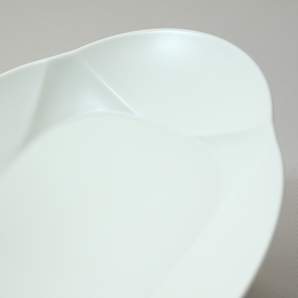 【r45°　ホワイト】カップ ボウル オーバルプレート 新生活応援セット*オンラインショップ限定*2