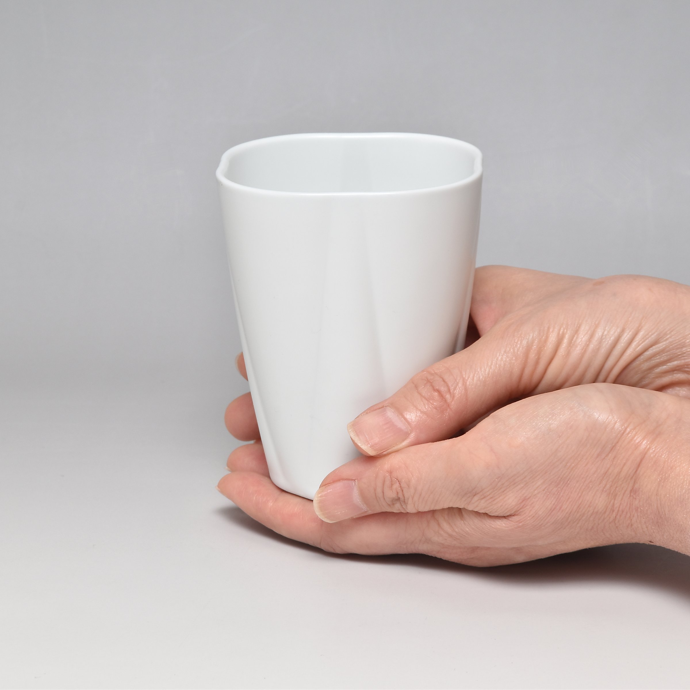 【r45°　ホワイト】カップ ボウル オーバルプレート 新生活応援セット*オンラインショップ限定*5