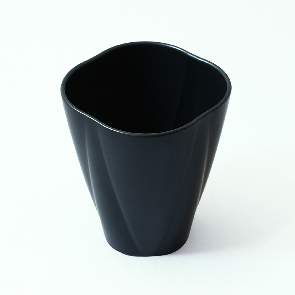 【r45° ブラック】カップ ボウル オーバルプレート 新生活応援セット*オンラインショップ限定*4