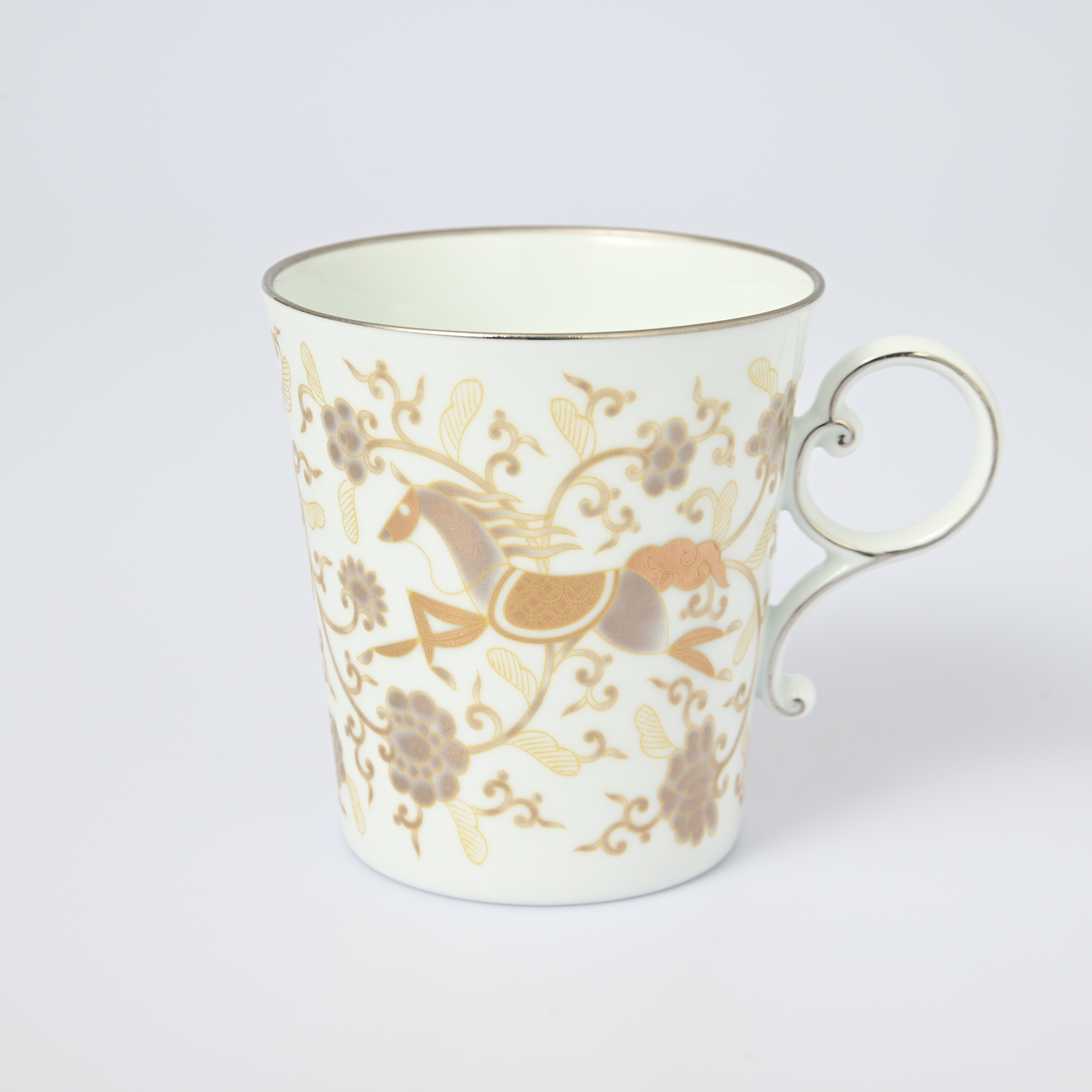 【唐草馬】マグカップ