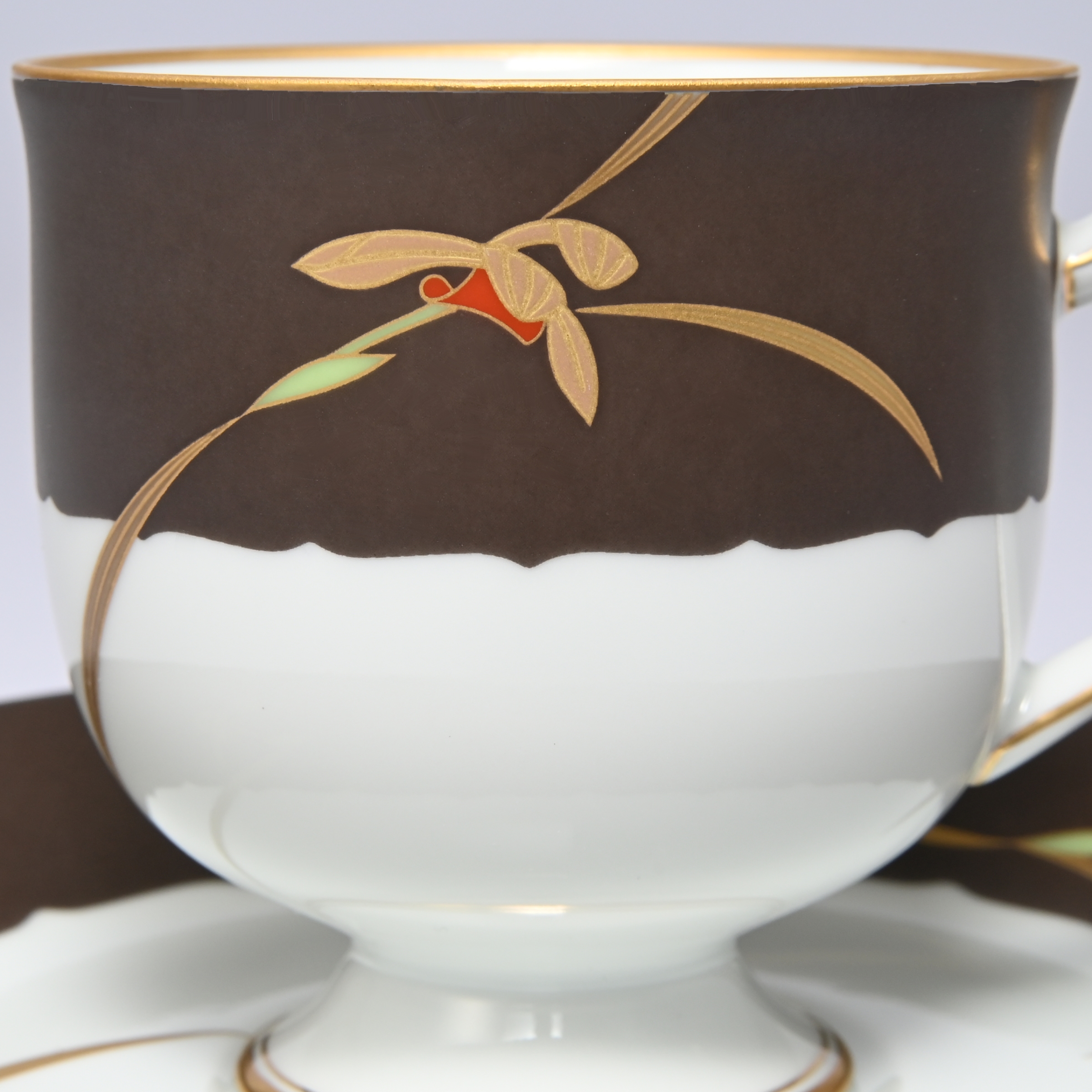 【オーキッドノワール】コーヒーカップ＆ソーサー2