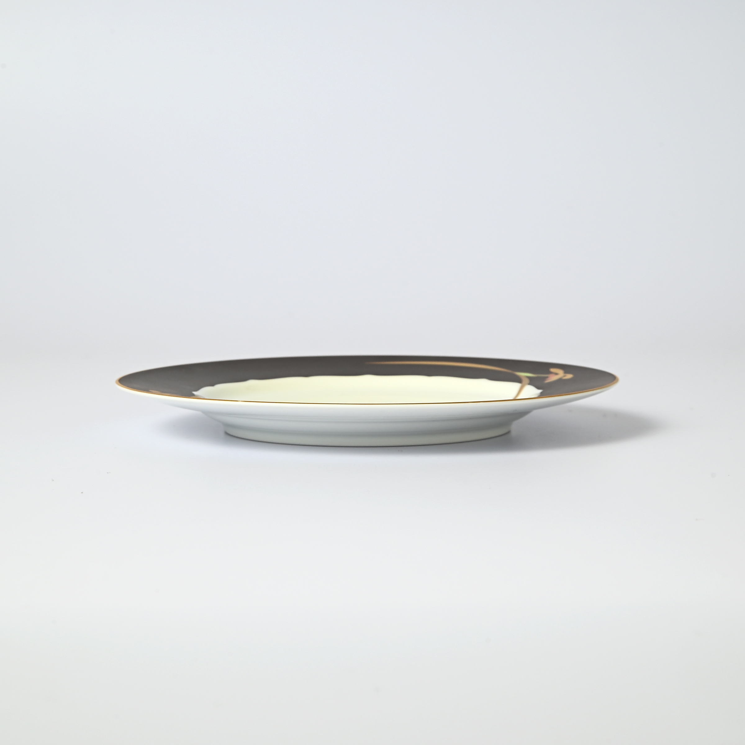 【オーキッドノワール】ケーキ皿（径19.5cm）4