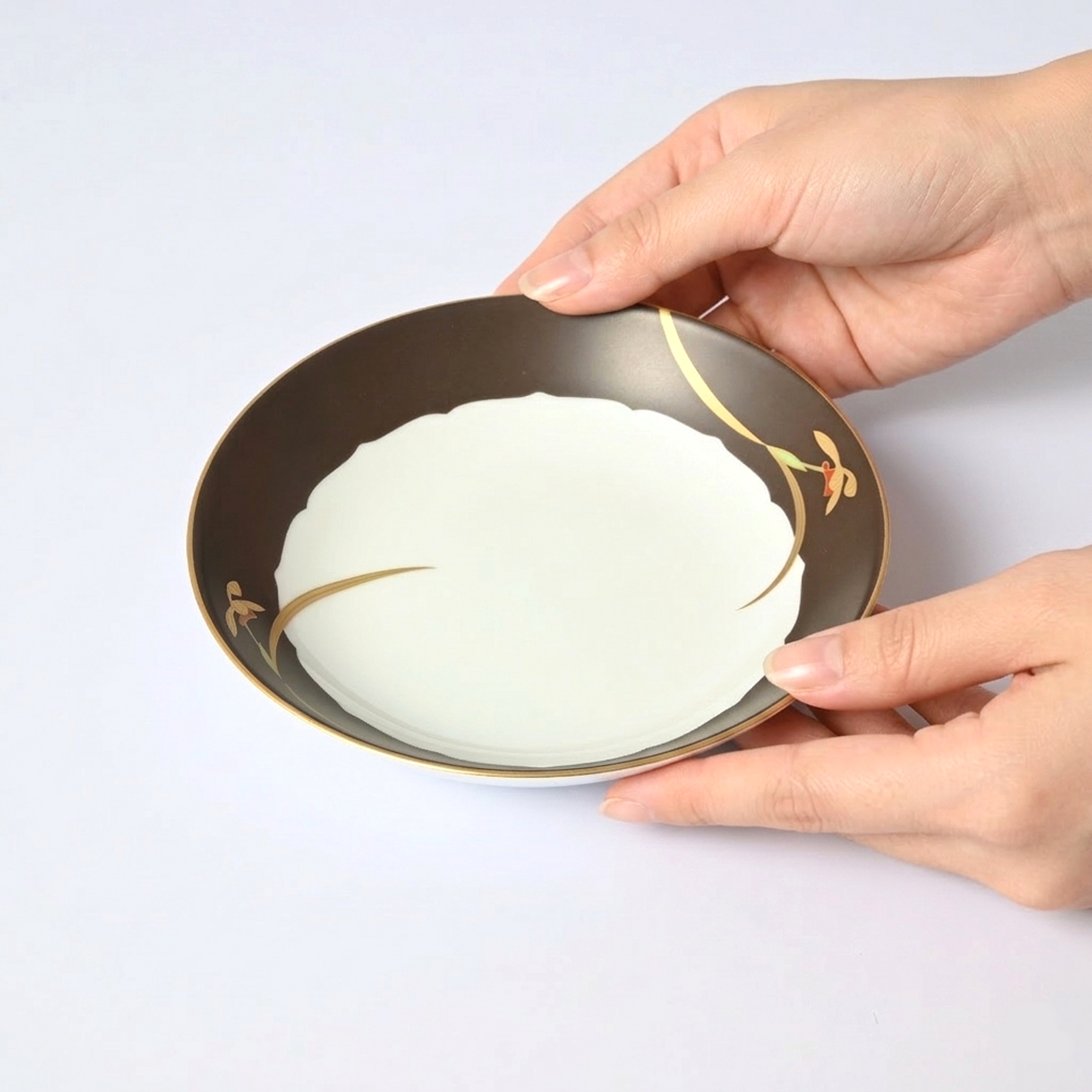 【オーキッドノワール】ボウル（径15cm）6