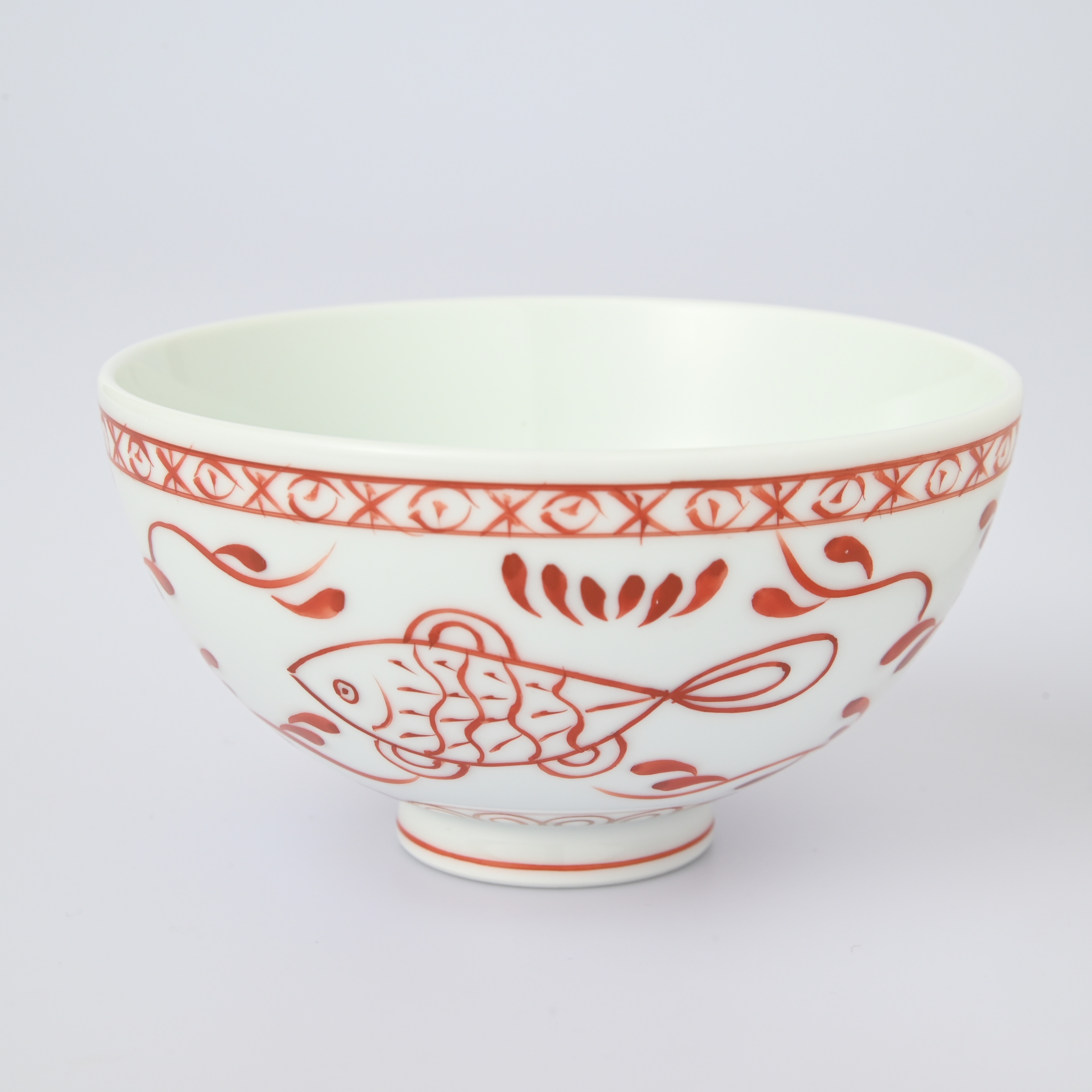 【魚鳥文】お茶碗（口径11cm）*直営店・オンラインショップ限定商品*