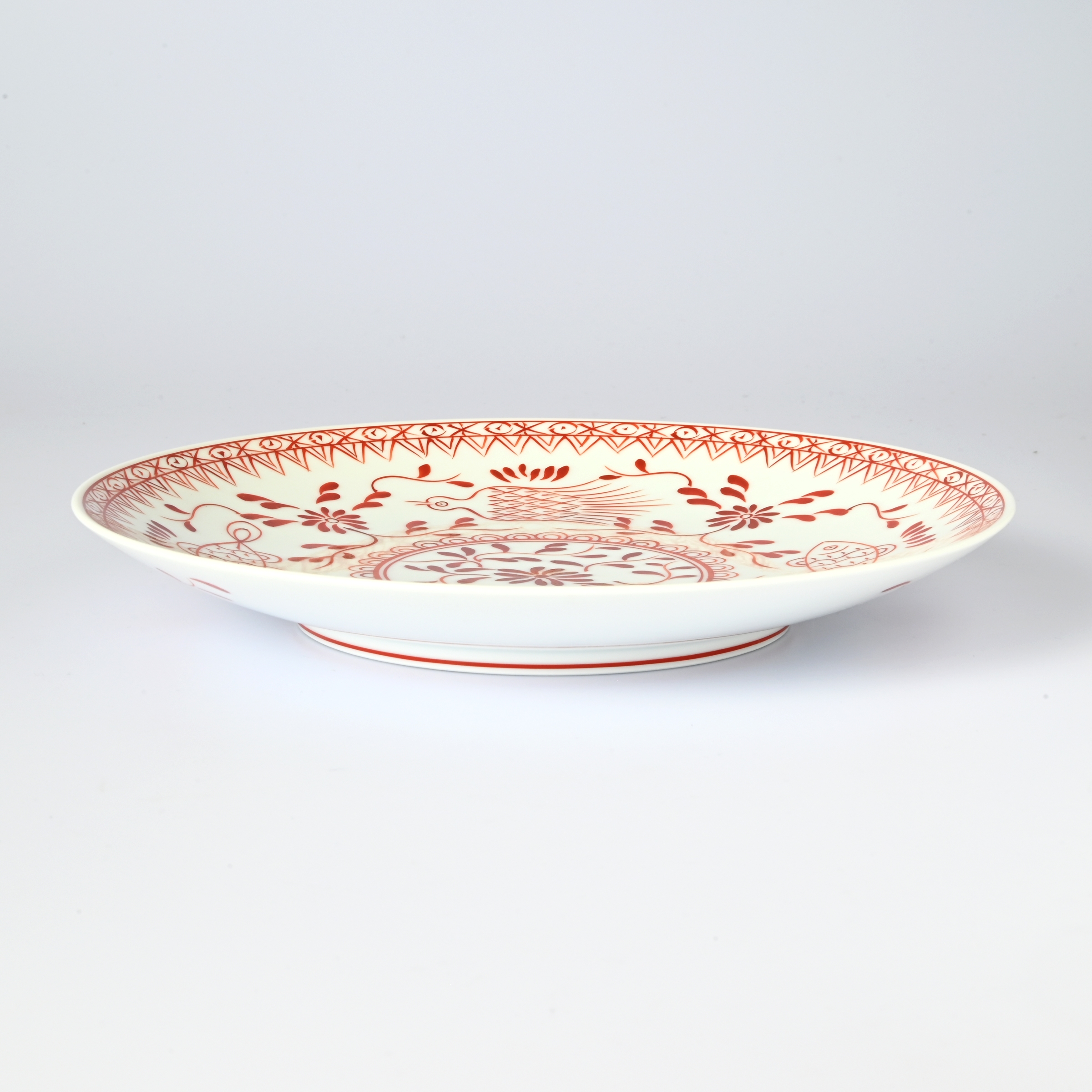 【魚鳥文】盛り皿（径25cm）*直営店・オンラインショップ限定商品*5