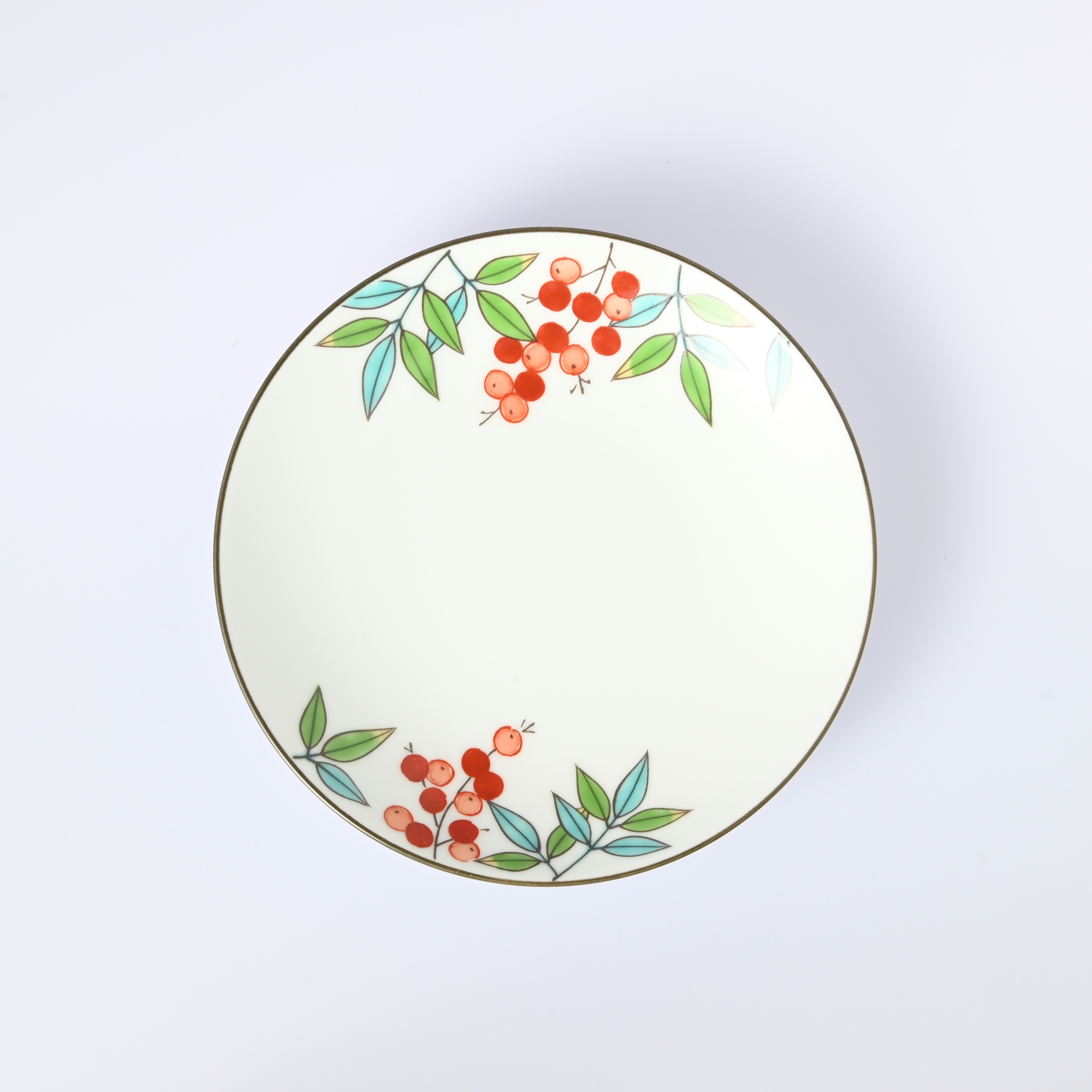 【色絵南天】小皿（径13cm）*直営店・オンラインショップ限定商品*1