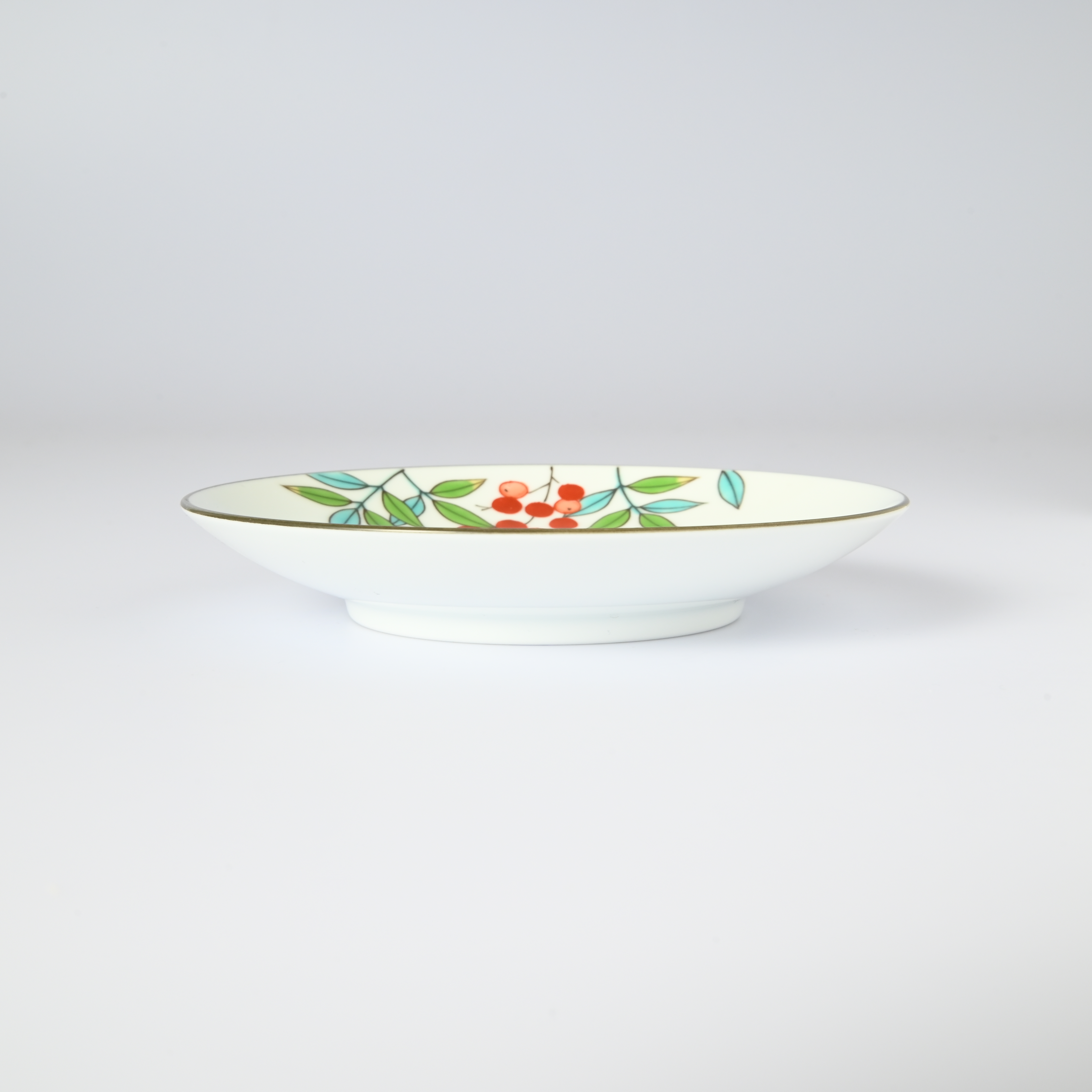 【色絵南天】小皿（径13cm）*直営店・オンラインショップ限定商品*4