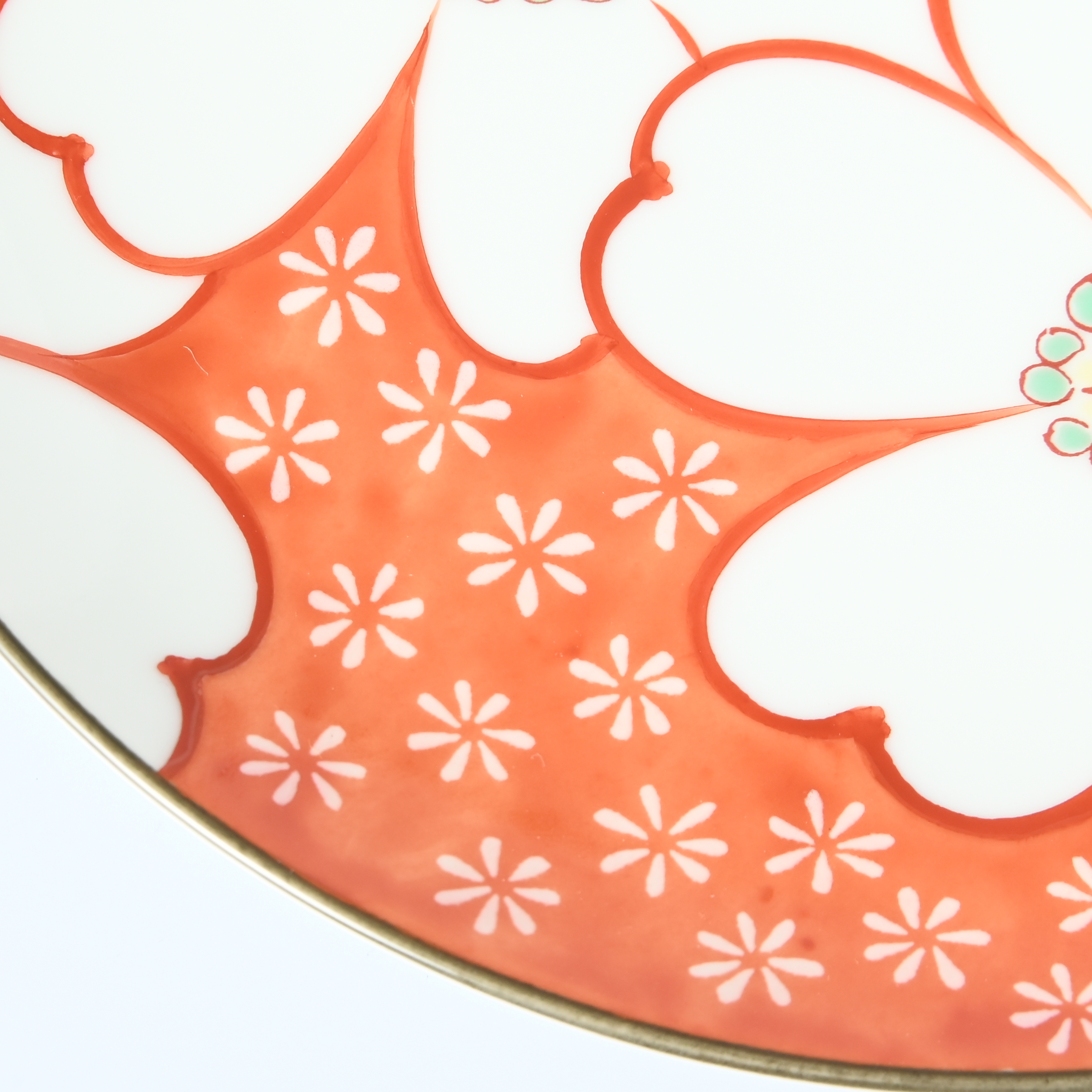 【山茶花】中皿（径17cm）*直営店・オンラインショップ限定商品*3