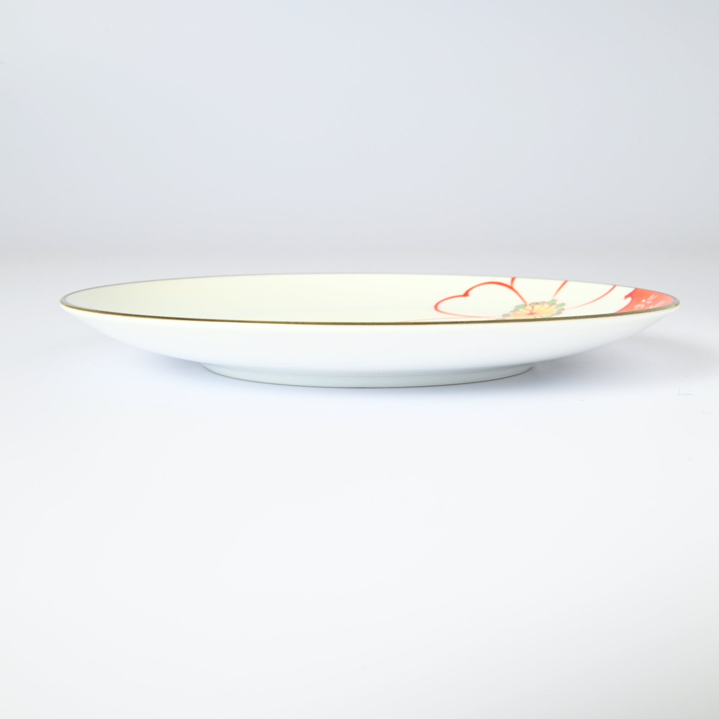 【山茶花】中皿（径17cm）*直営店・オンラインショップ限定商品*4