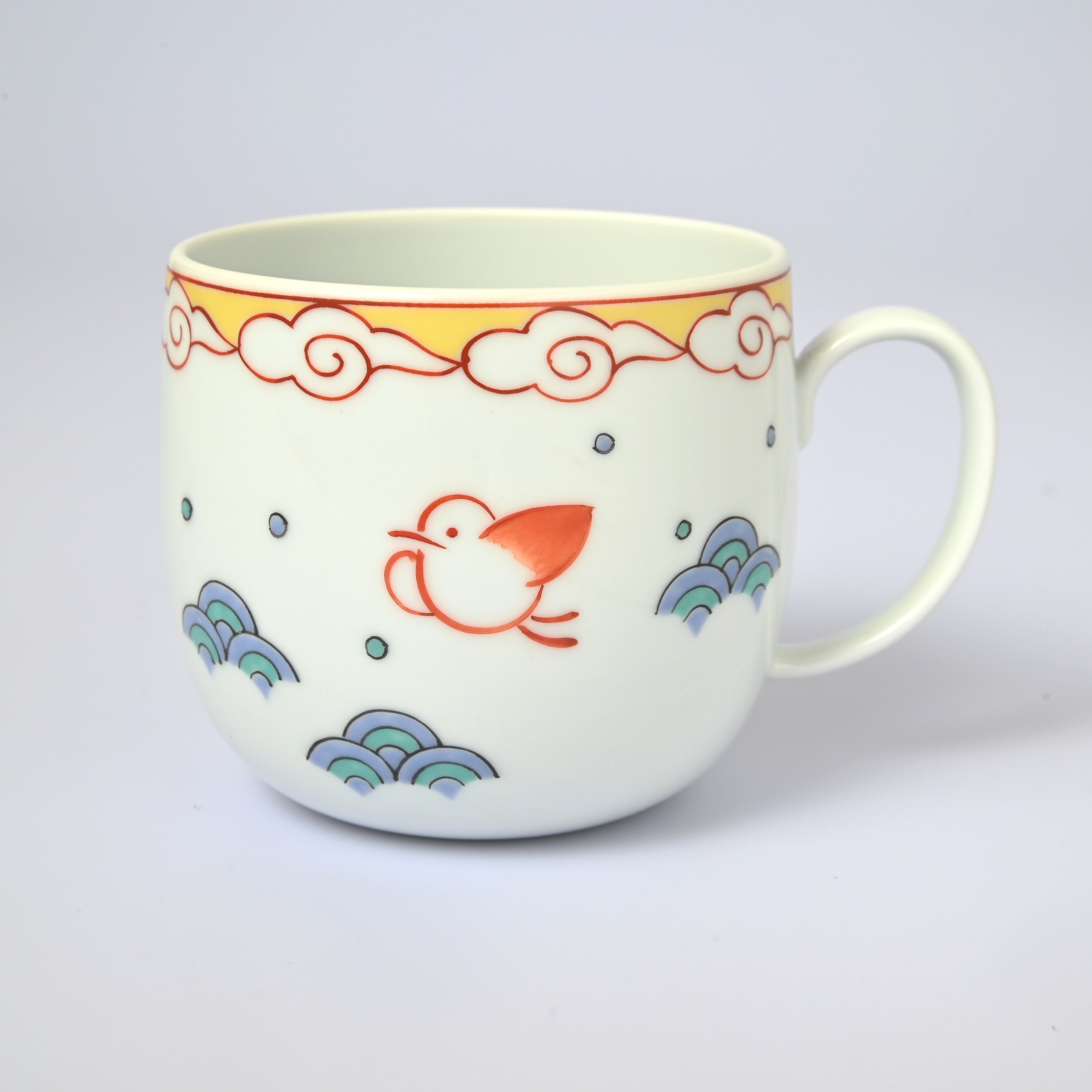 【紅羽千鳥】マグカップ（口径8cm）*直営店・オンラインショップ限定商品*