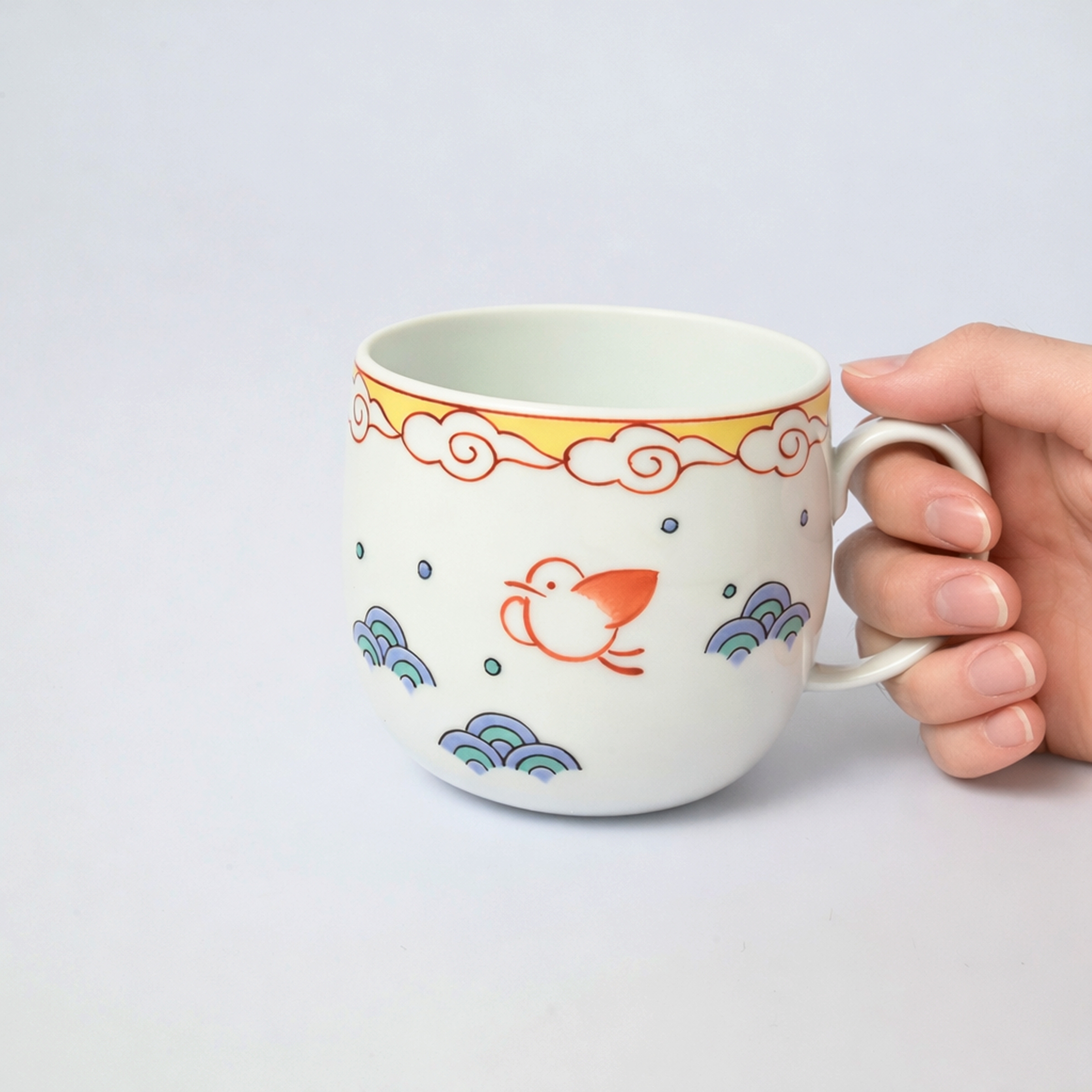 【紅羽千鳥】マグカップ（口径8cm）*直営店・オンラインショップ限定商品*6