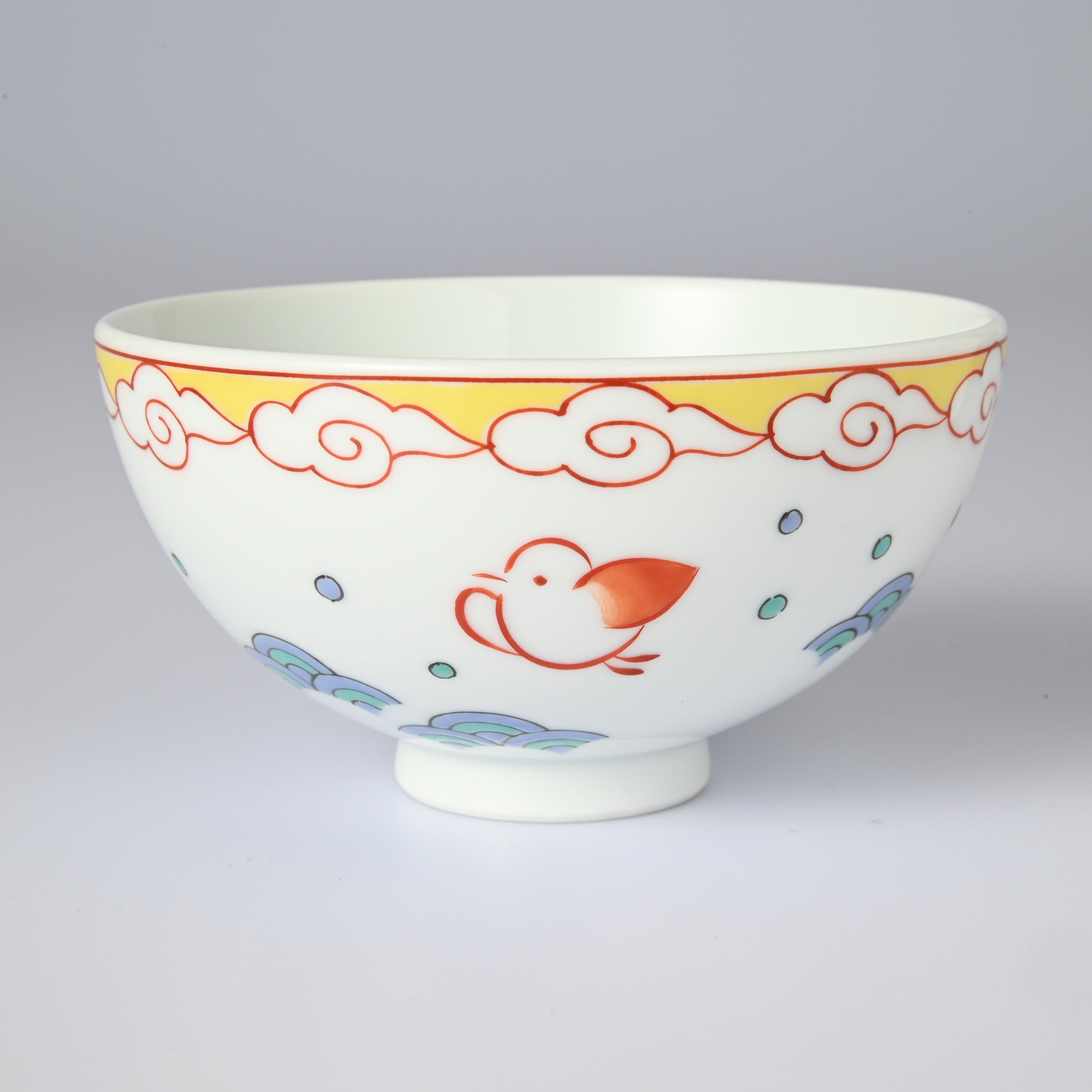 【紅羽千鳥】お茶碗（口径11cm）*直営店・オンラインショップ限定商品*2