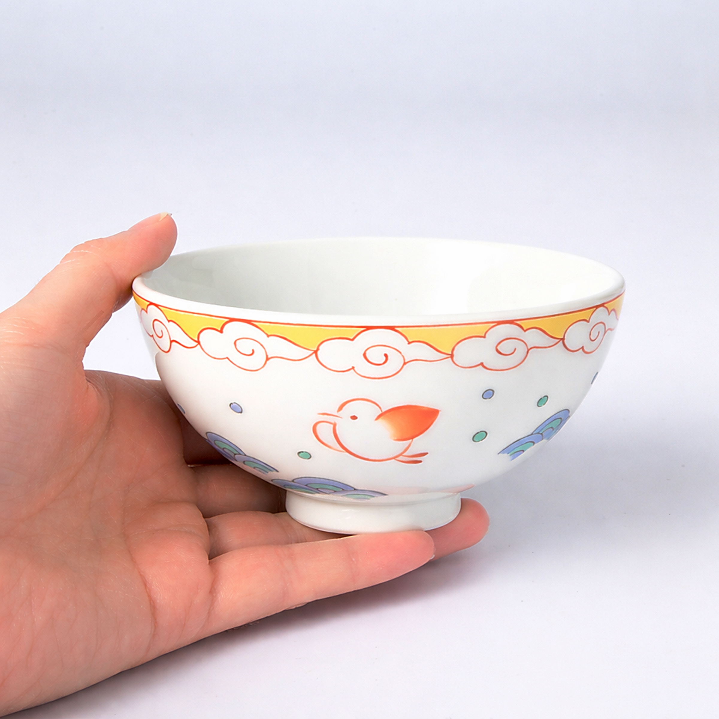 【紅羽千鳥】お茶碗（口径11cm）*直営店・オンラインショップ限定商品*5