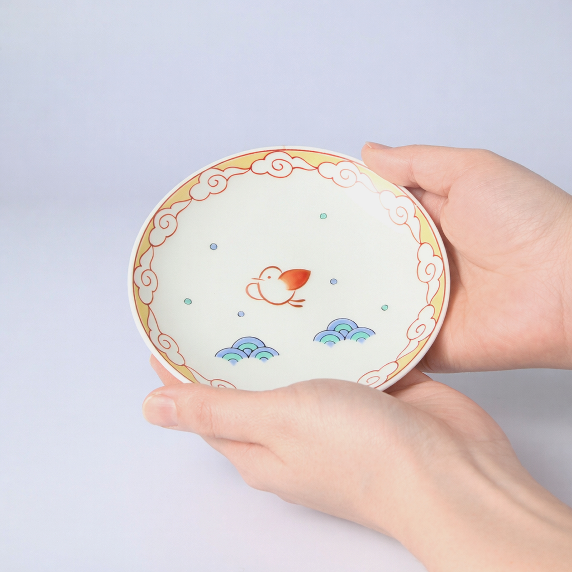 【紅羽千鳥】小皿（径13cm）*直営店・オンラインショップ限定商品*4