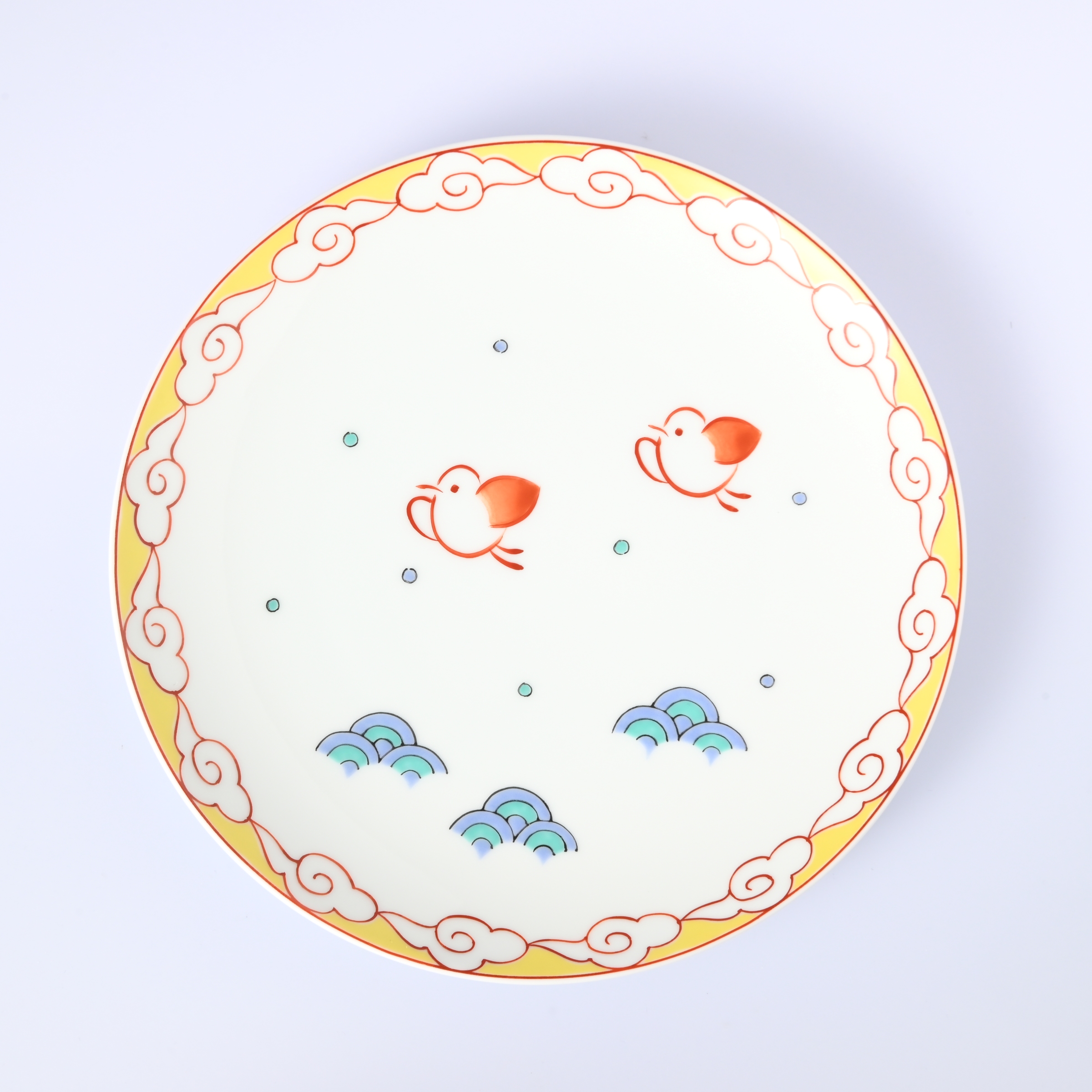 【紅羽千鳥】中皿（径17cm）*直営店・オンラインショップ限定商品*1