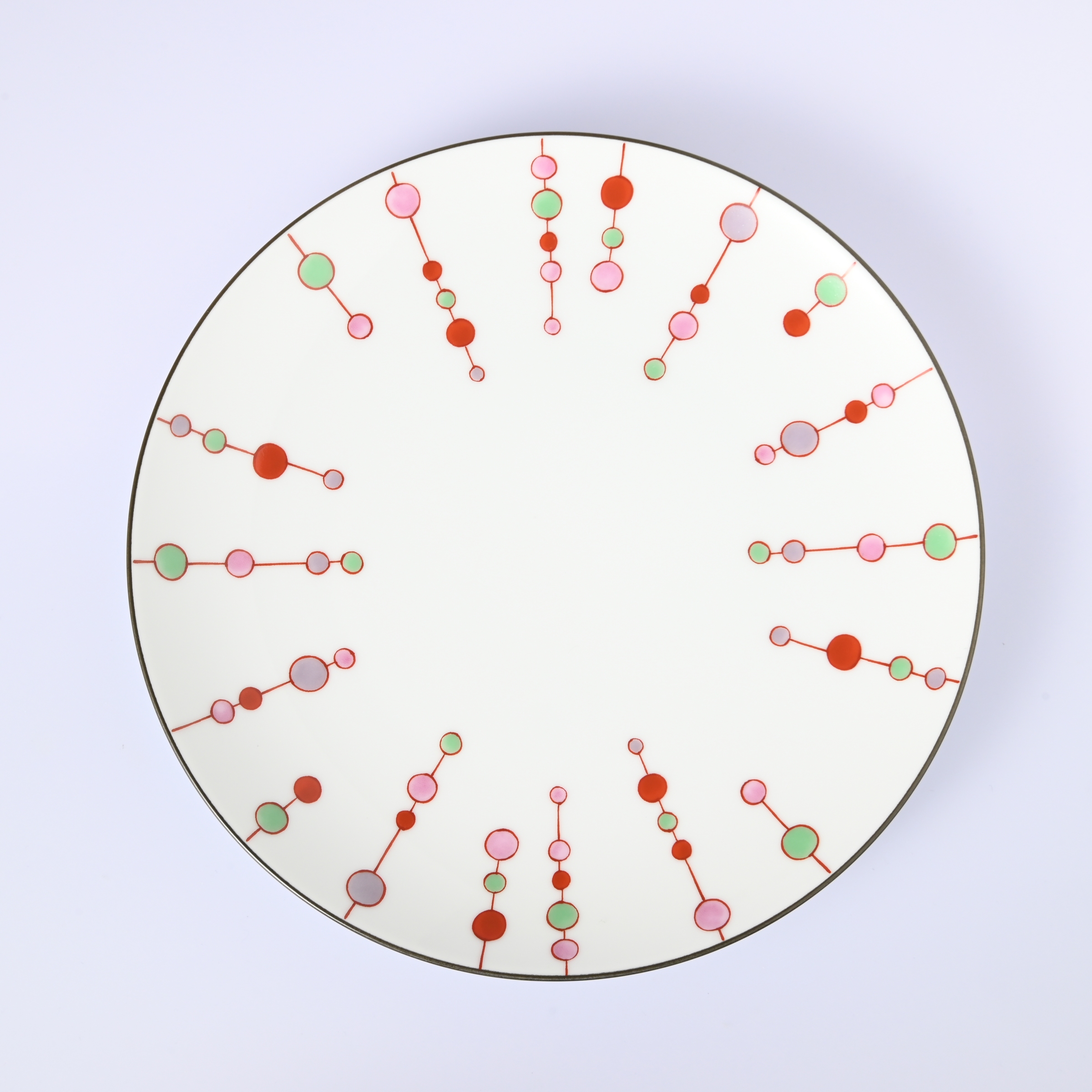 【すだれ模様】中皿（径17cm）*オンラインショップ限定販売*1