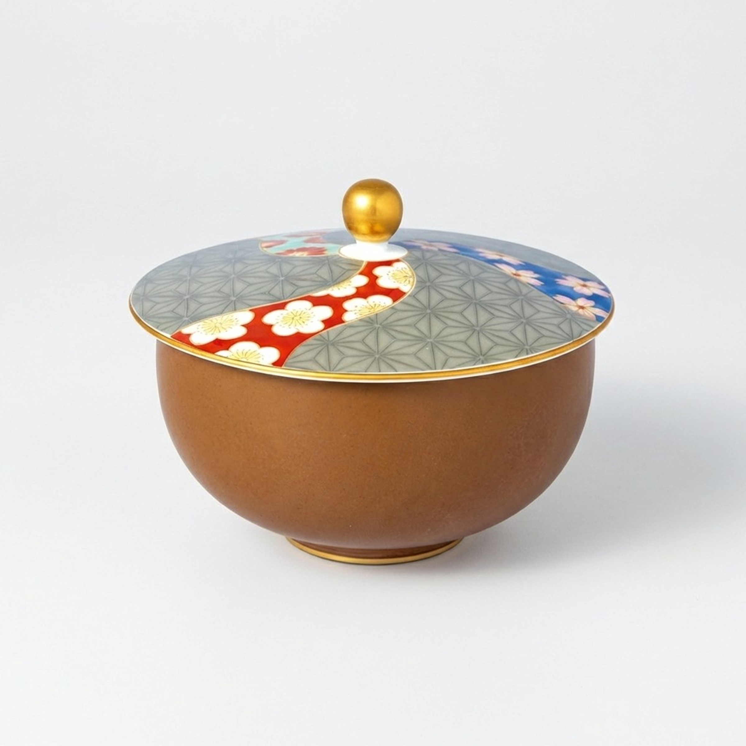 【祥瑞】蓋付湯のみ5客セット2