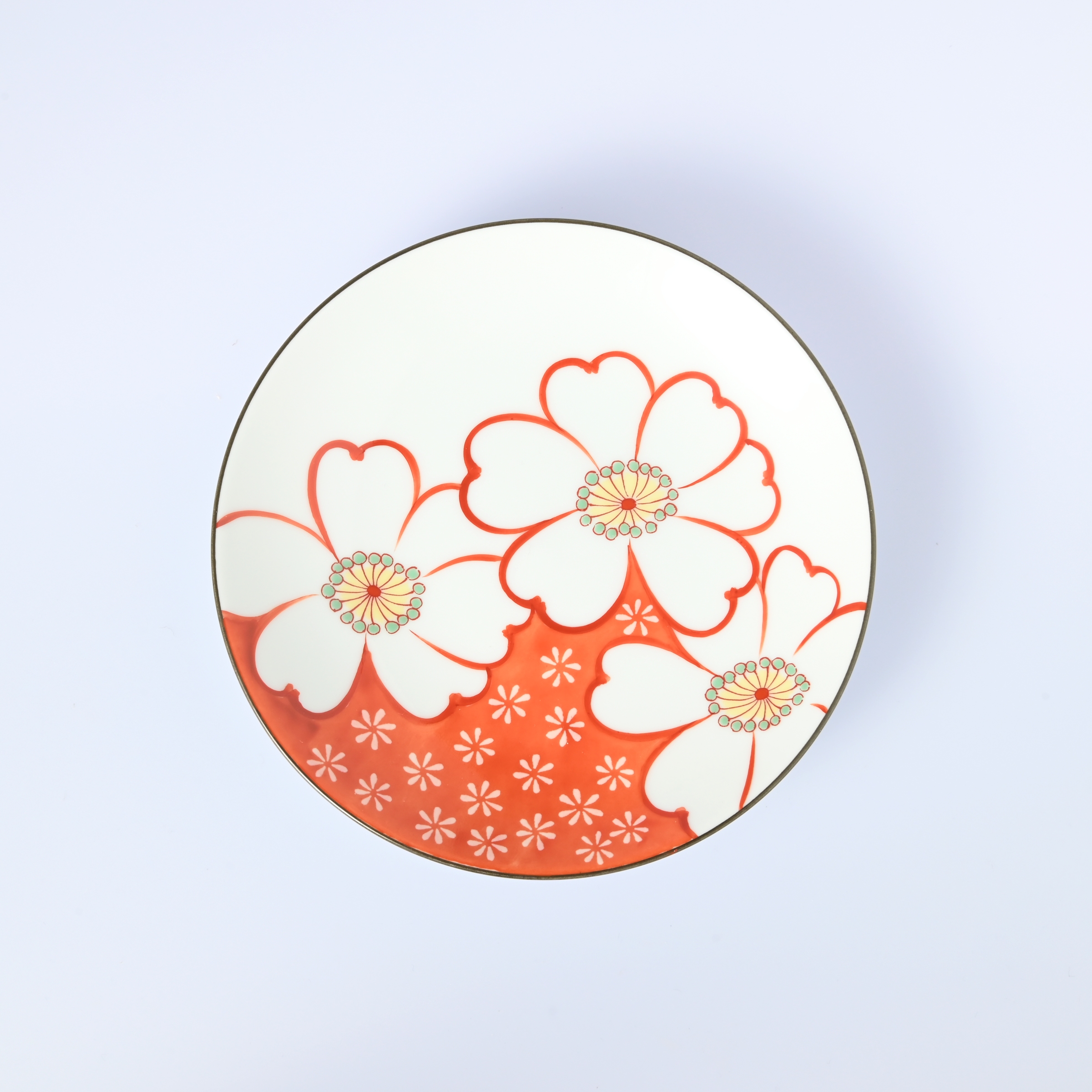 【山茶花】小皿（径13cm）*直営店・オンラインショップ限定商品*1