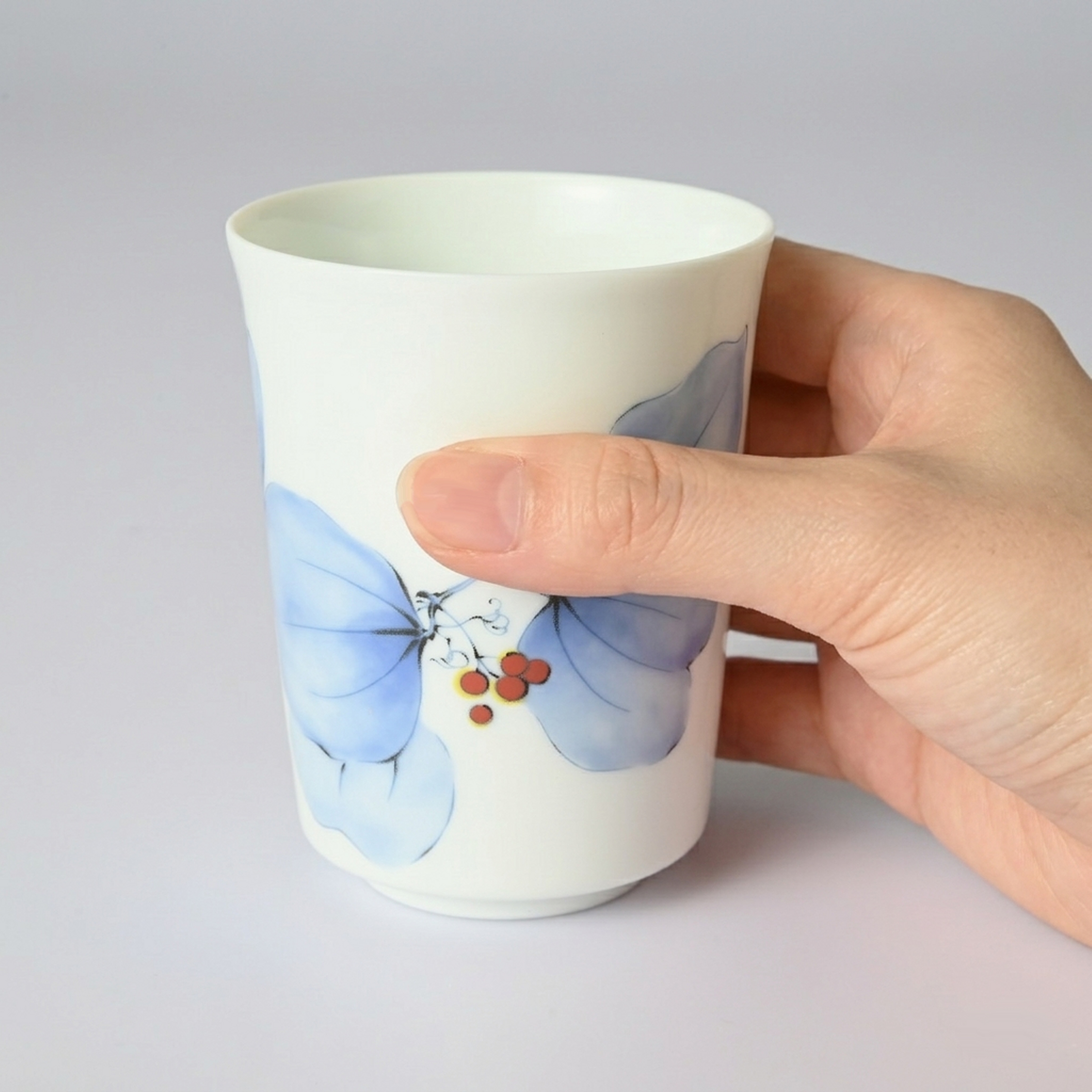 【山帰来】湯のみ 　箱なし・単品　*有田陶器市特別価格 アウトレット品*4