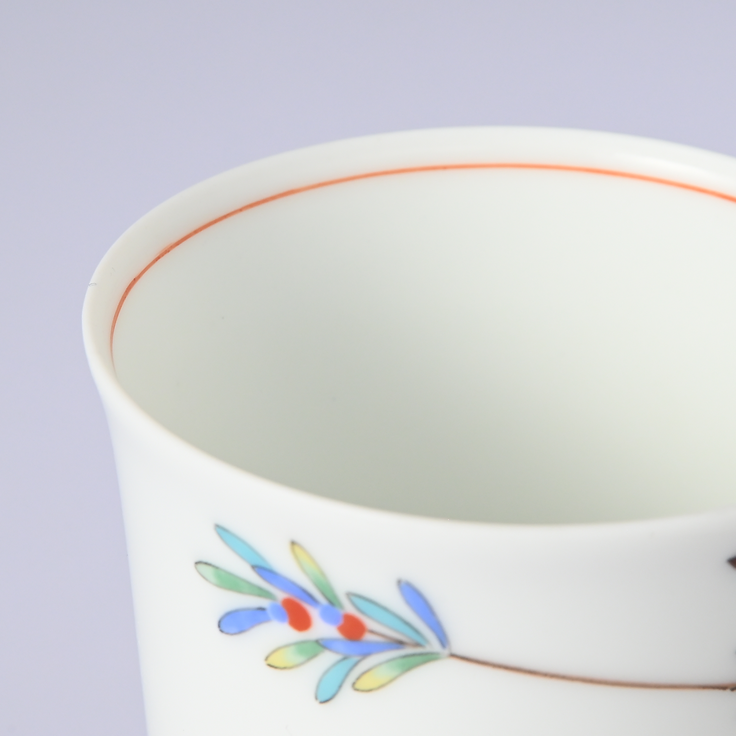 【小鳥の詩　マキ】湯のみ 　箱なし・単品　*有田陶器市特別価格 アウトレット品*2