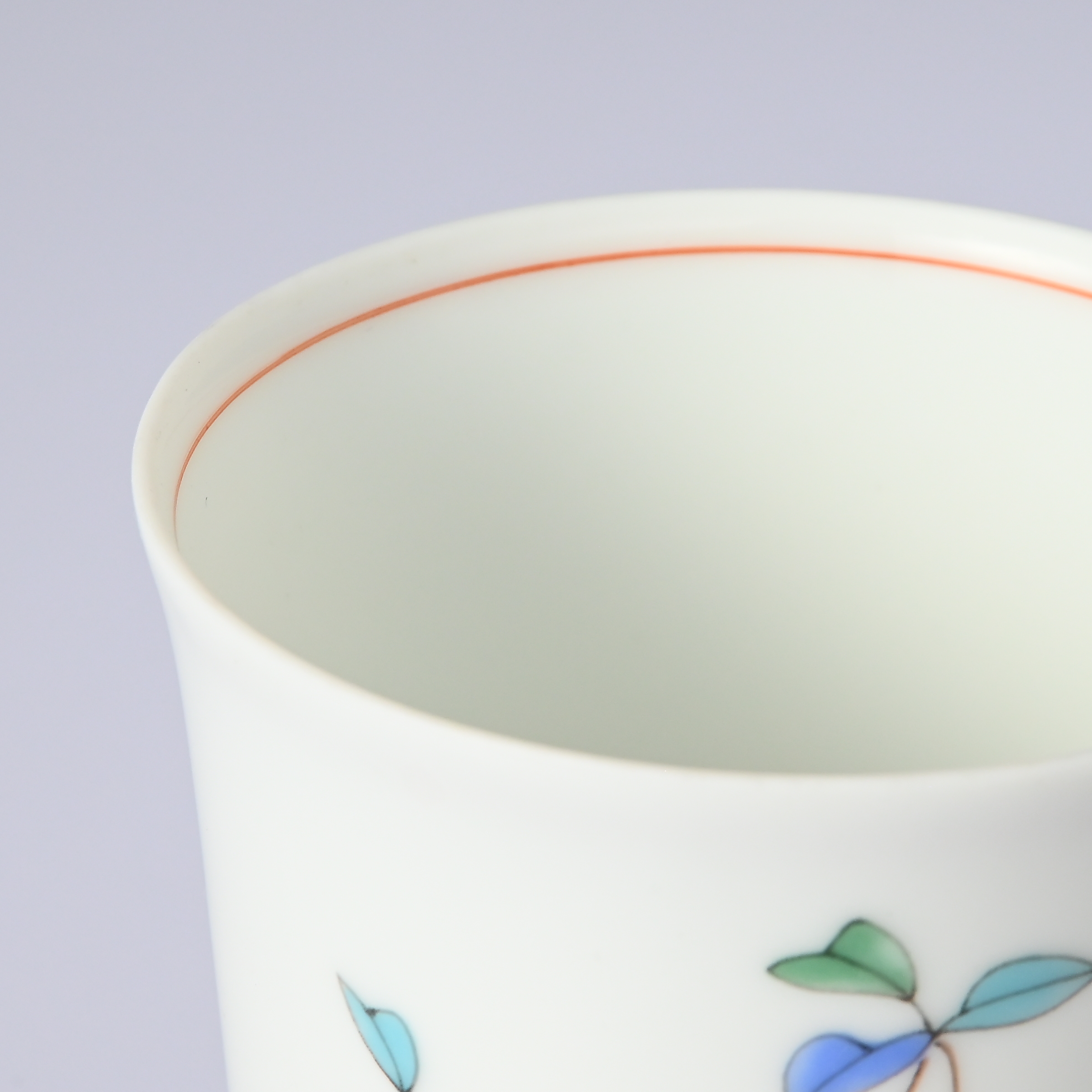 【小鳥の詩　ビナンカズラ】湯のみ 　箱なし・単品　*有田陶器市特別価格 アウトレット品*2