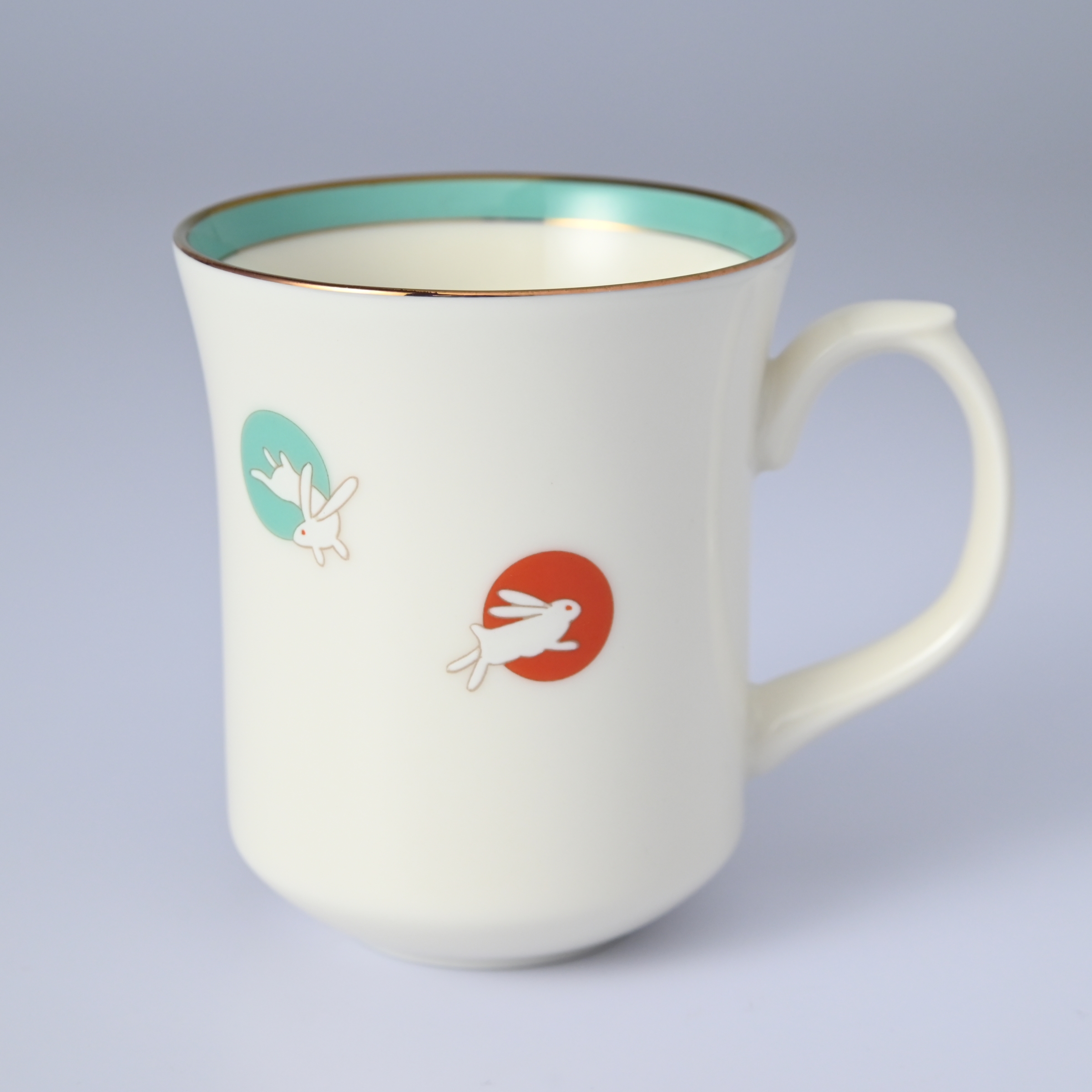 【月うさぎ】マグカップ 　箱なし・単品　*有田陶器市特別価格 アウトレット品*