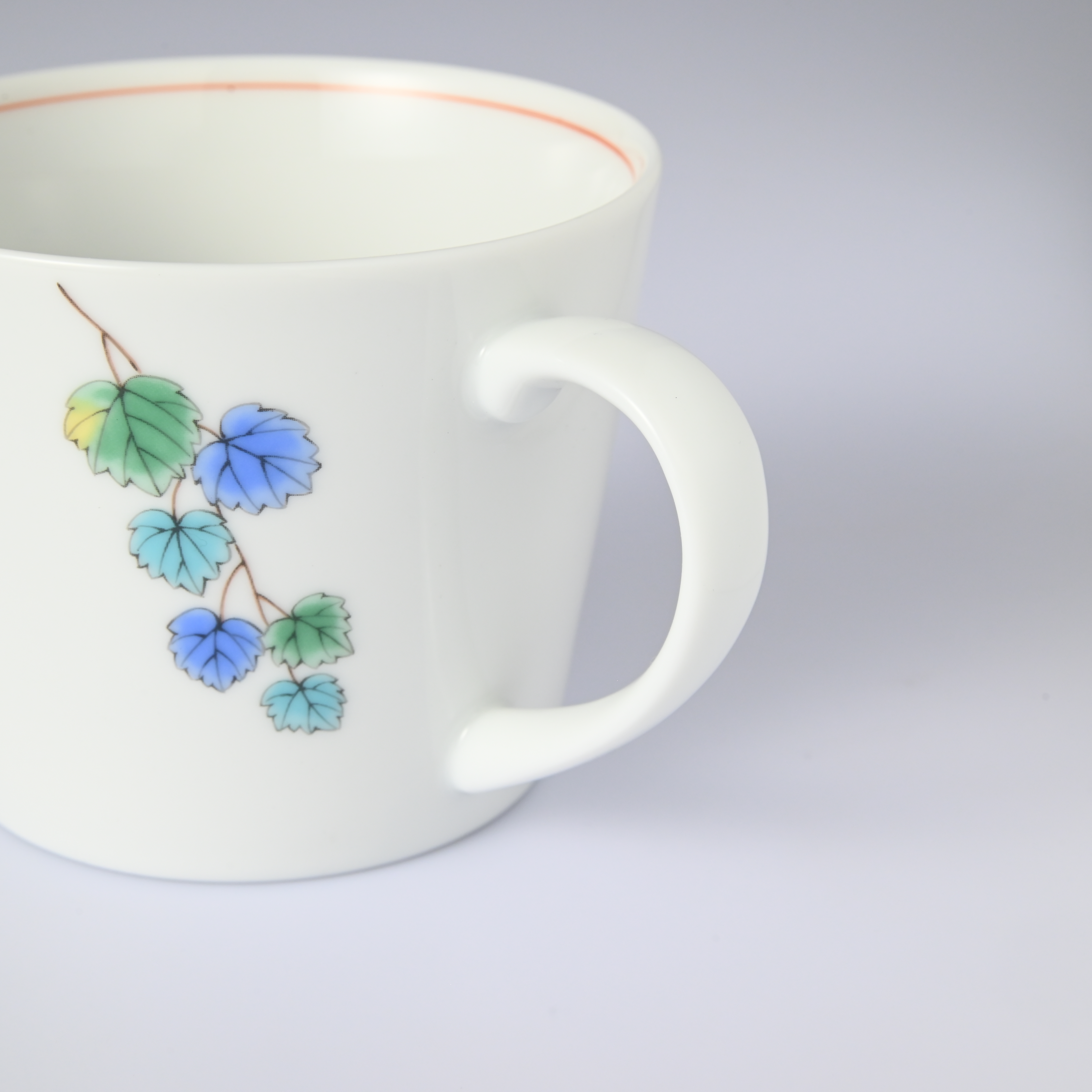 【小鳥の詩・ツタ】マグカップ 　箱なし・単品　*有田陶器市特別価格 アウトレット品*3