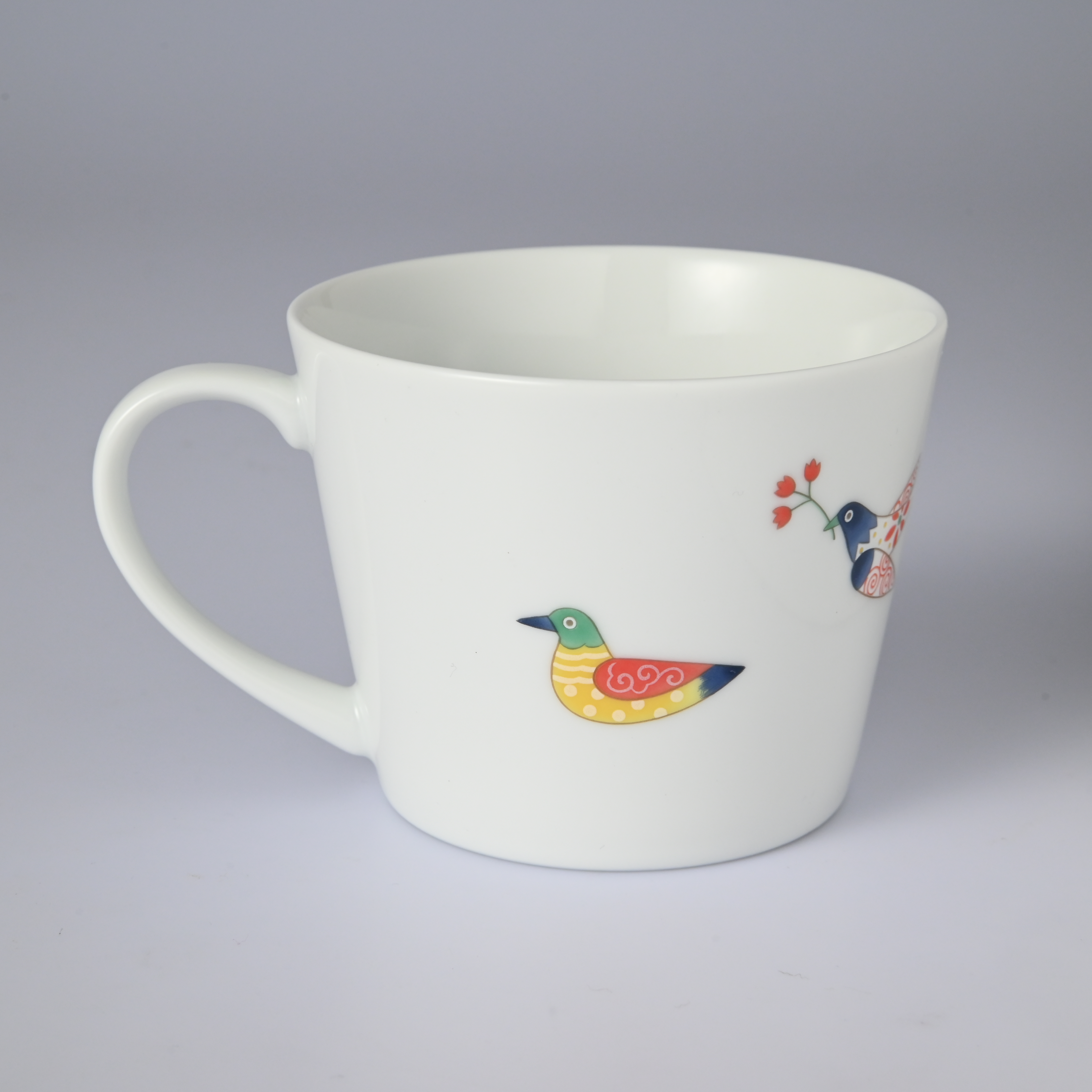 【花小鳥】マグカップ 　箱なし・単品　*有田陶器市特別価格 アウトレット品*2