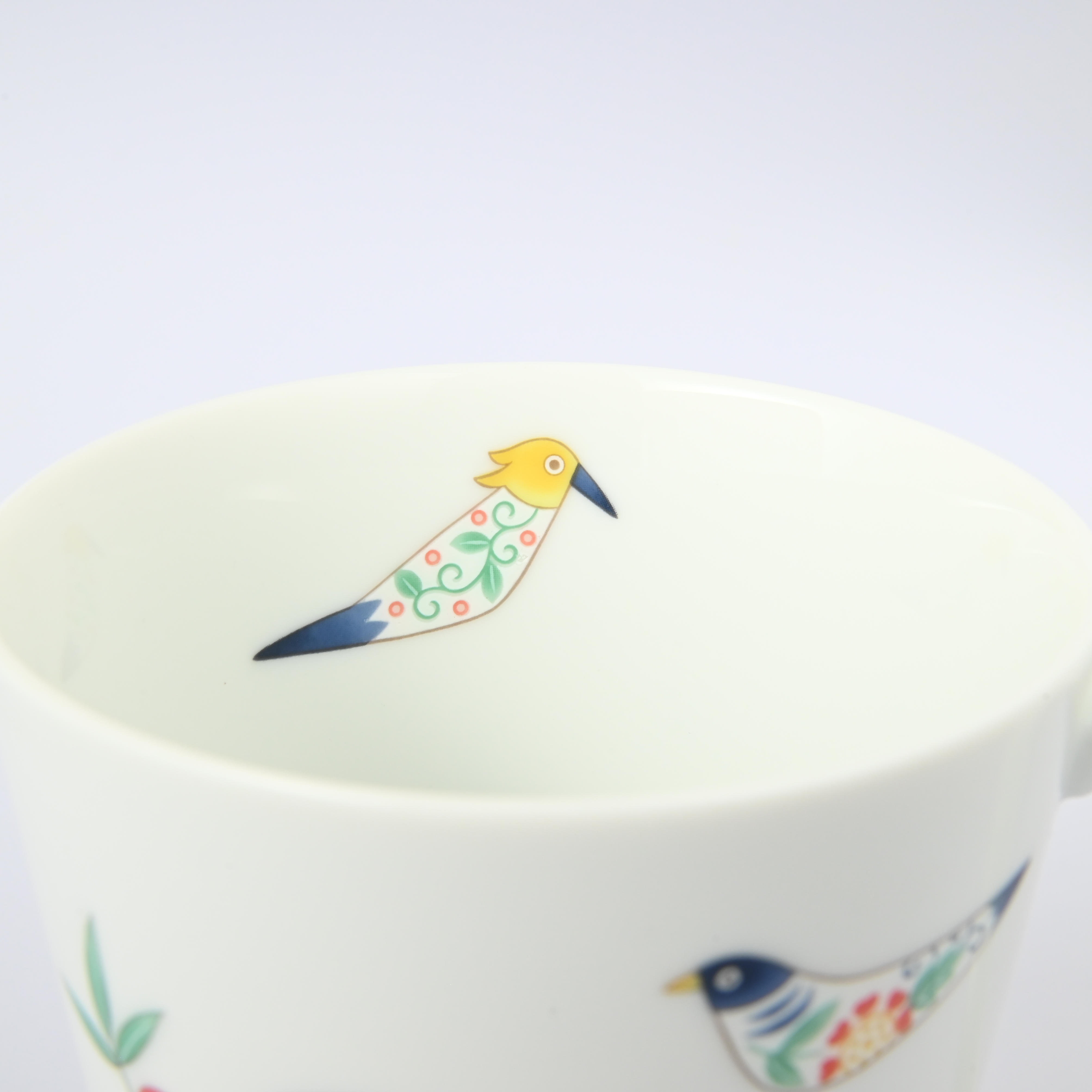 【花小鳥】マグカップ 　箱なし・単品　*有田陶器市特別価格 アウトレット品*4