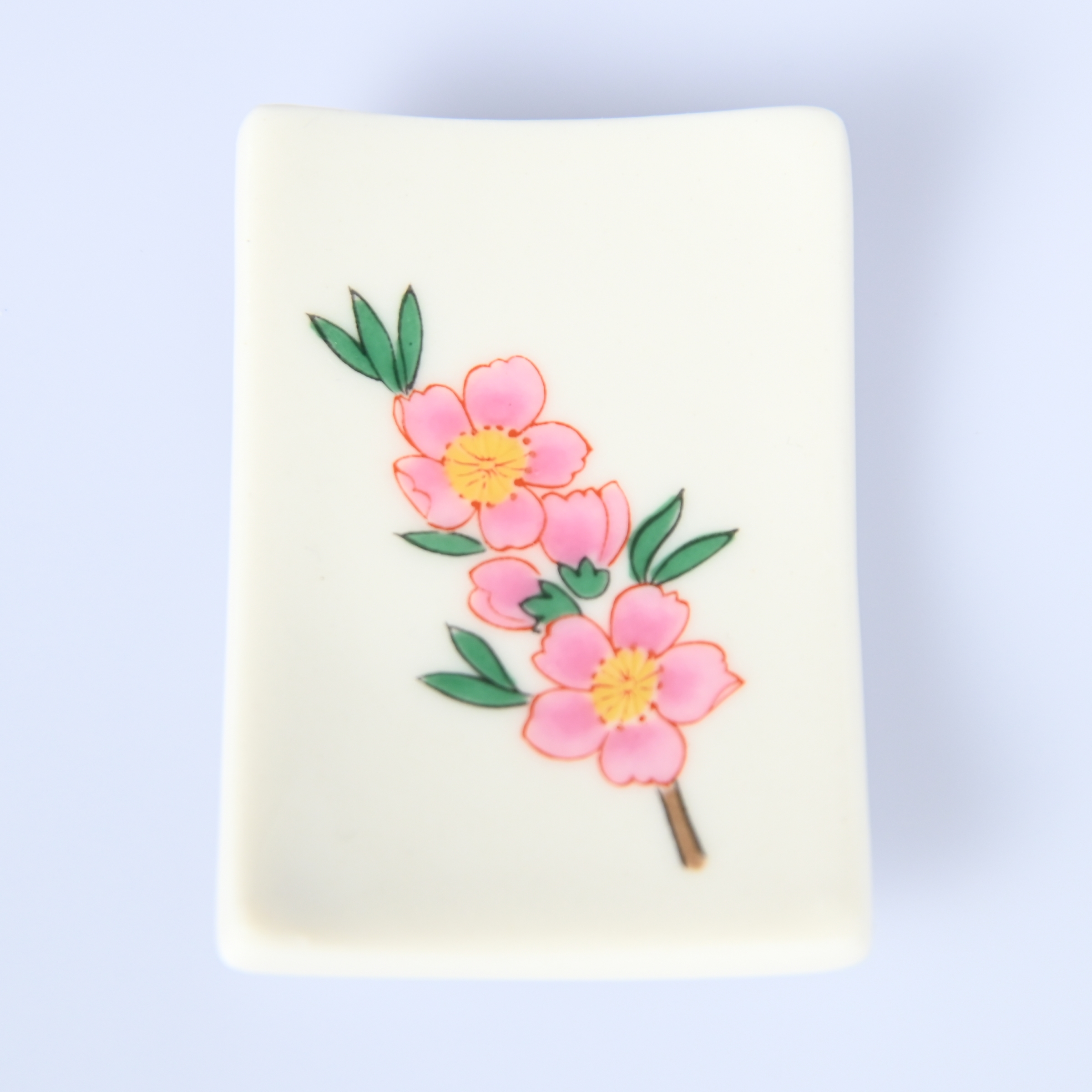 【ももの花】箸置き 　箱なし・単品　*有田陶器市特別価格 アウトレット品*