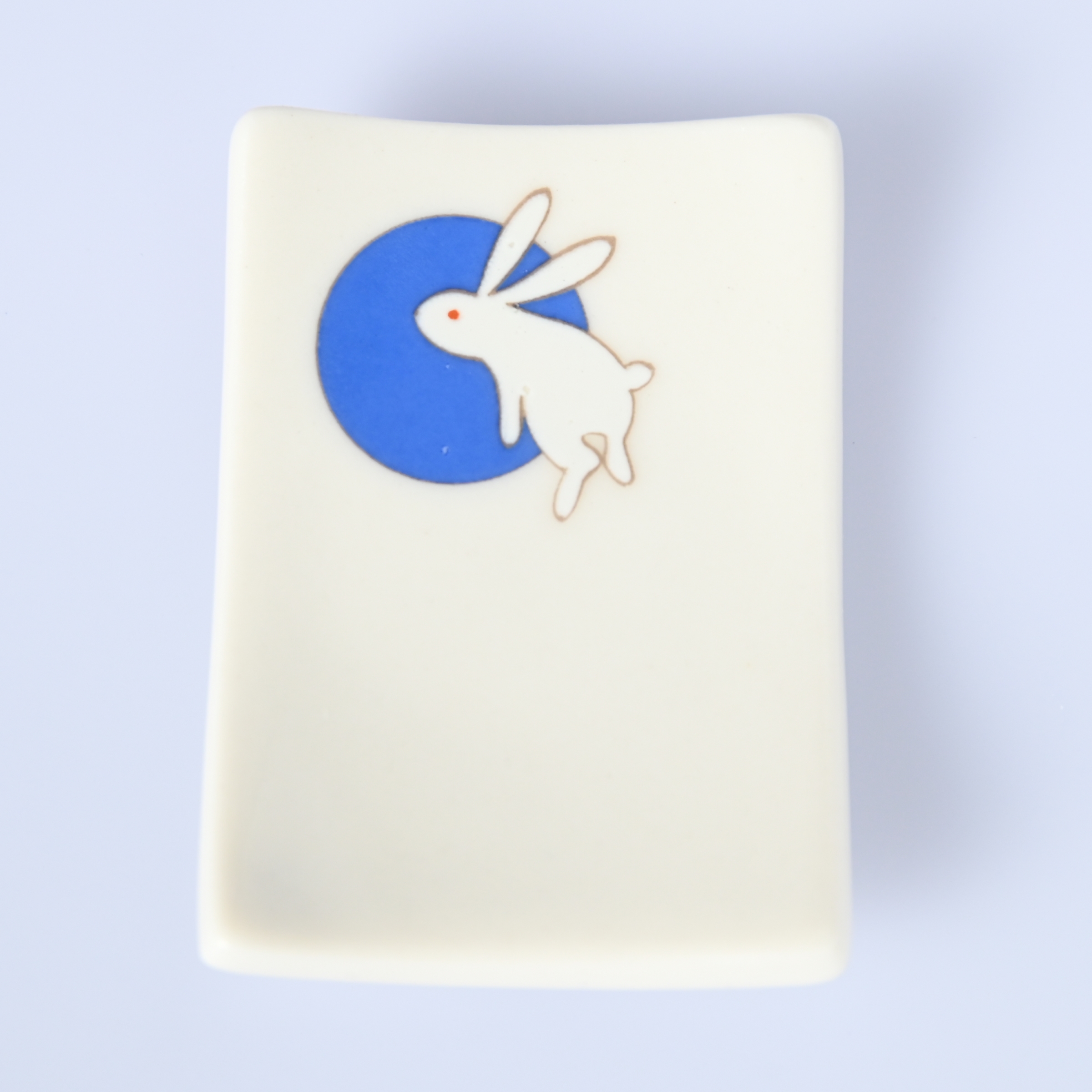 【月うさぎ】箸置き 　箱なし・単品　*有田陶器市特別価格 アウトレット品*