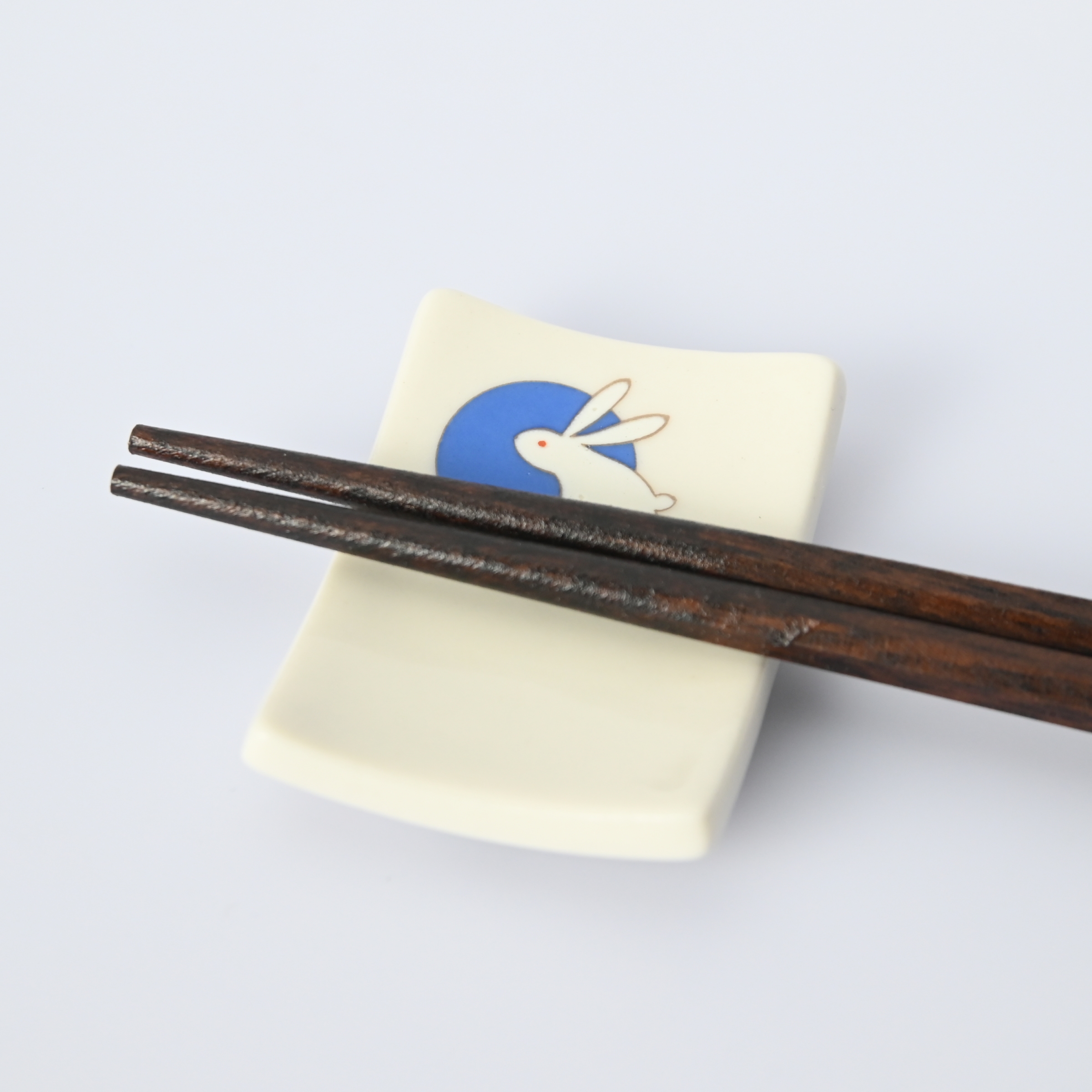 【月うさぎ】箸置き 　箱なし・単品　*有田陶器市特別価格 アウトレット品*2