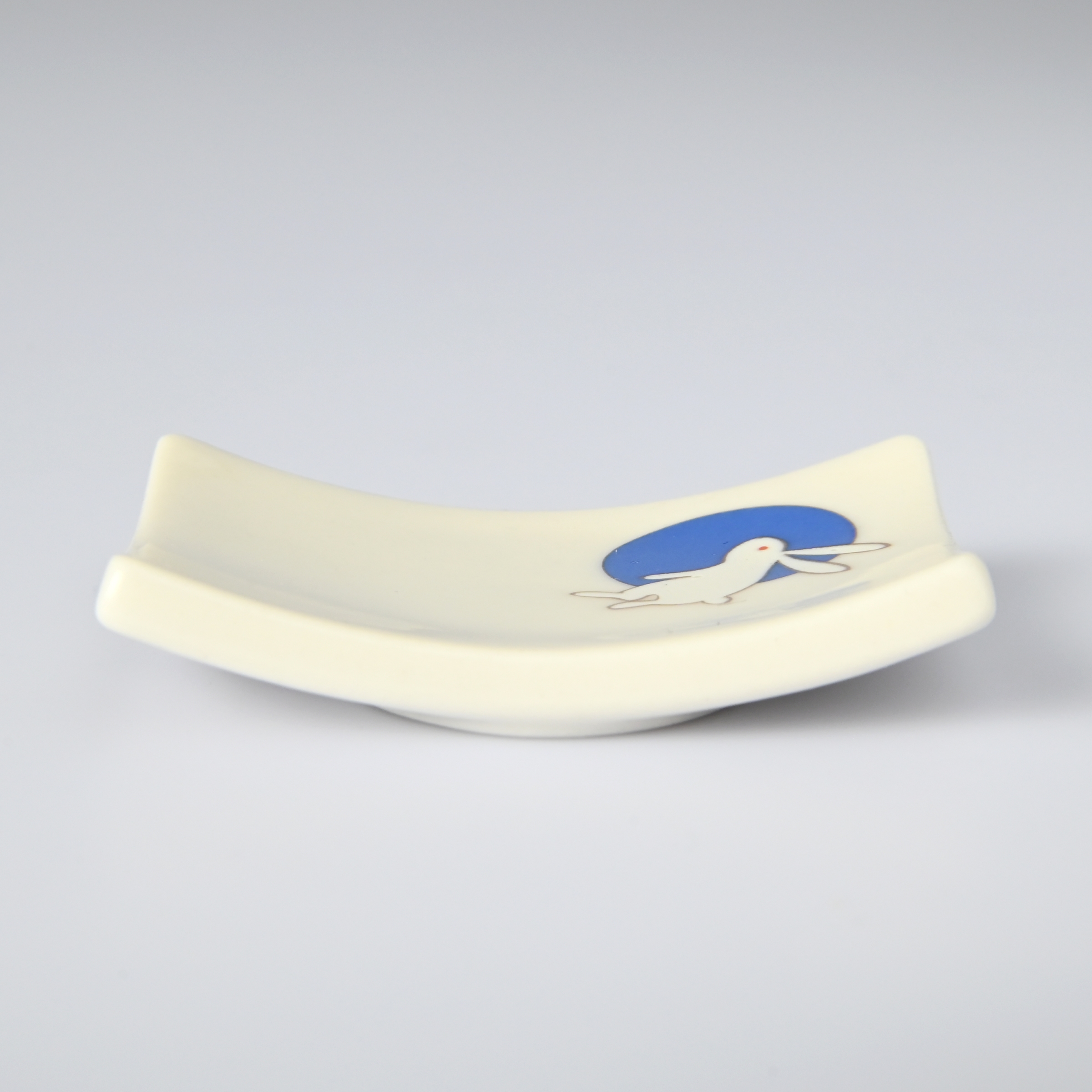 【月うさぎ】箸置き 　箱なし・単品　*有田陶器市特別価格 アウトレット品*3