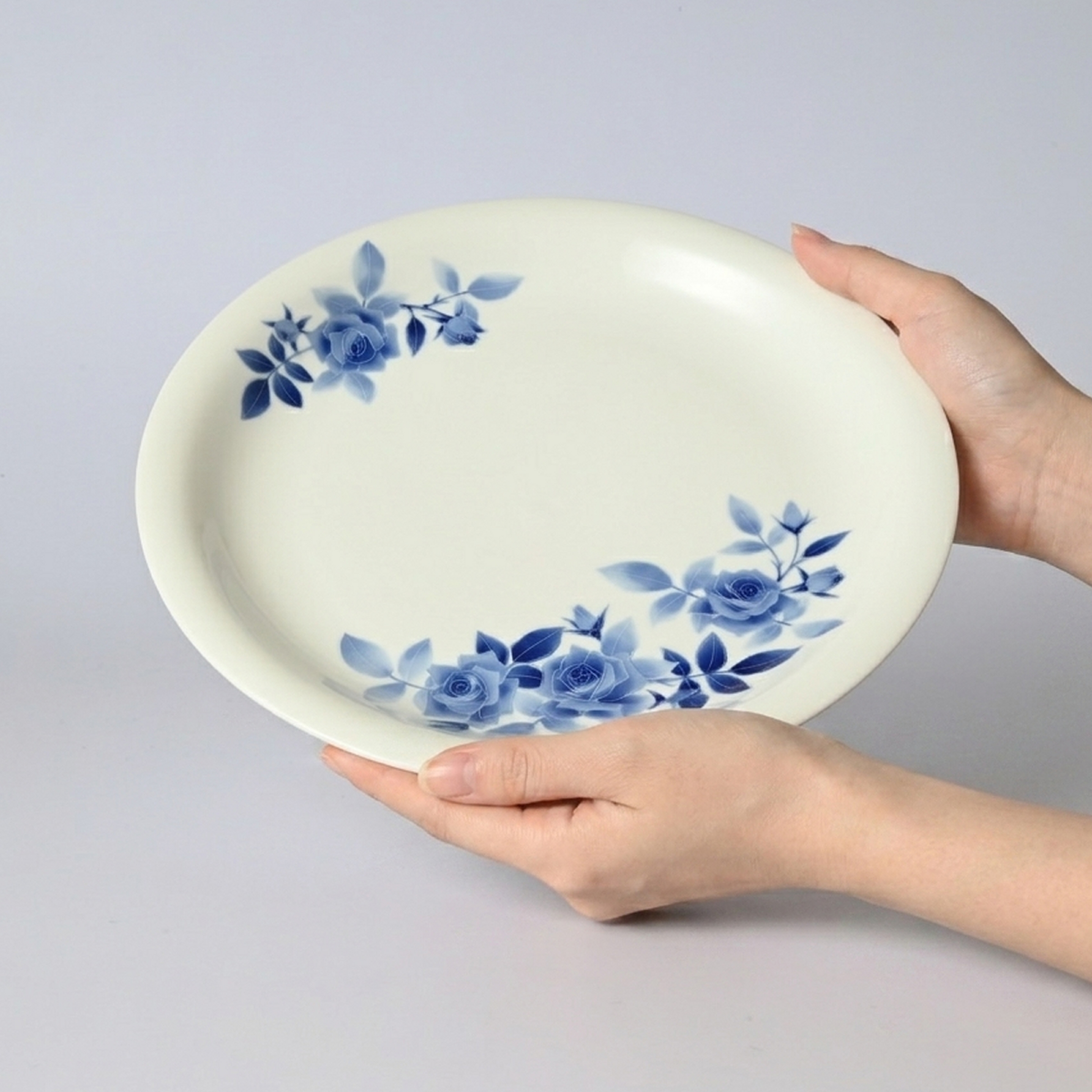 【サムシングブルー】27.5cmプレート 　箱なし・単品　*有田陶器市特別価格 アウトレット品*3