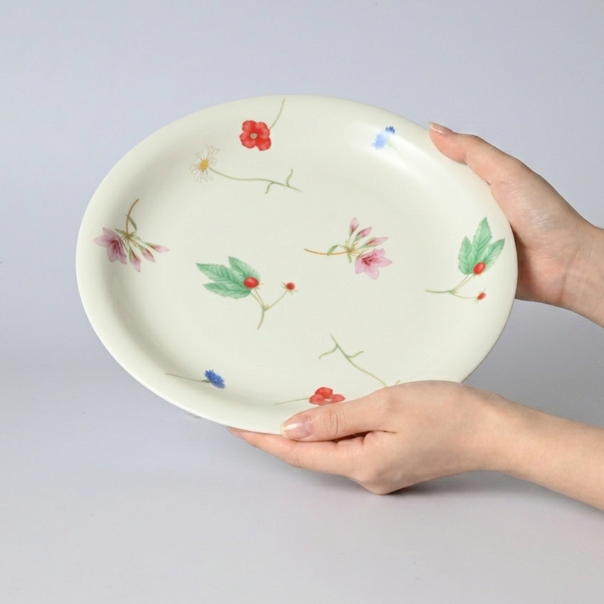 【フローラル】27.5cmプレート 　箱なし・単品　*有田陶器市特別価格 アウトレット品*3