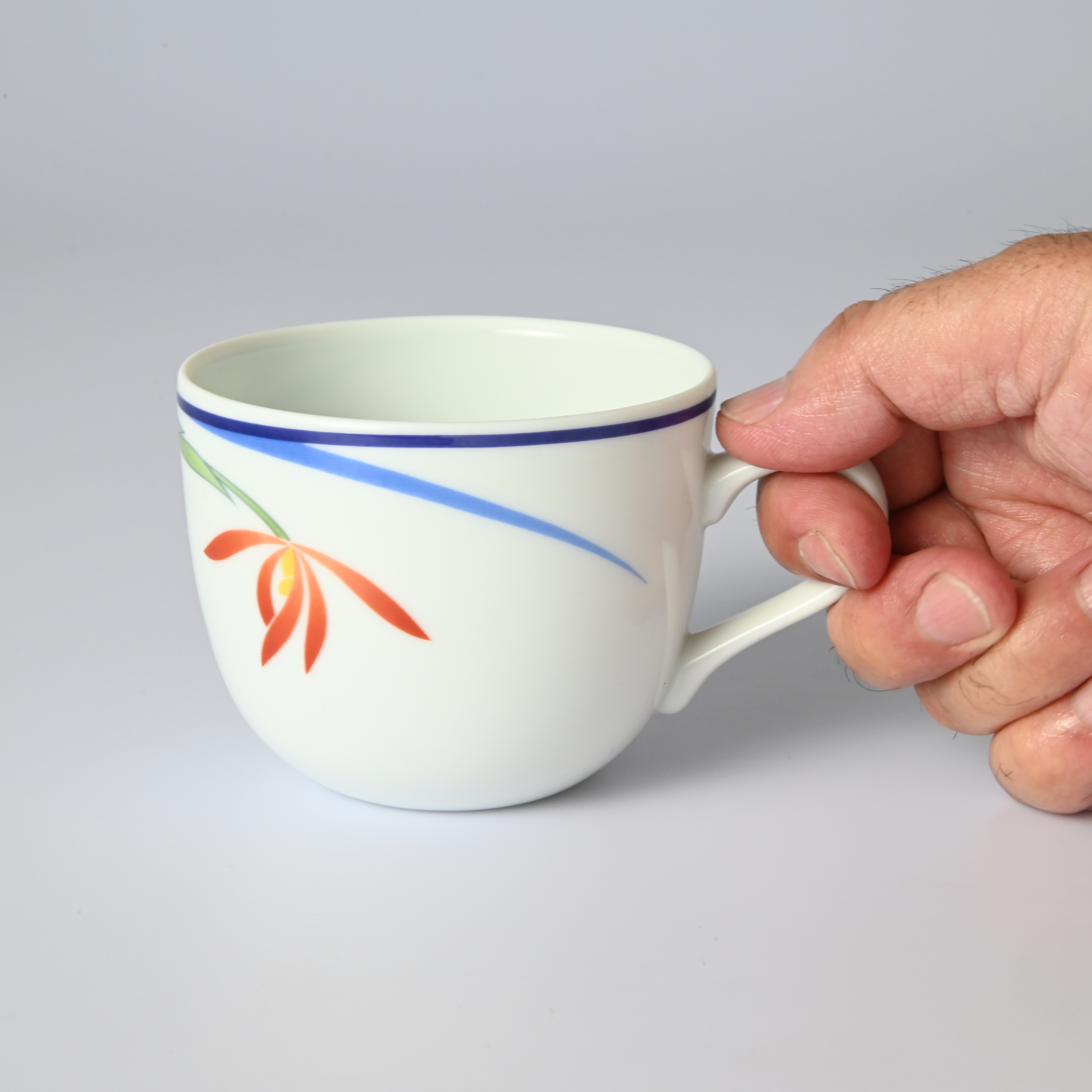 【らん】マグカップ 　箱なし・単品　*有田陶器市特別価格 アウトレット品*5