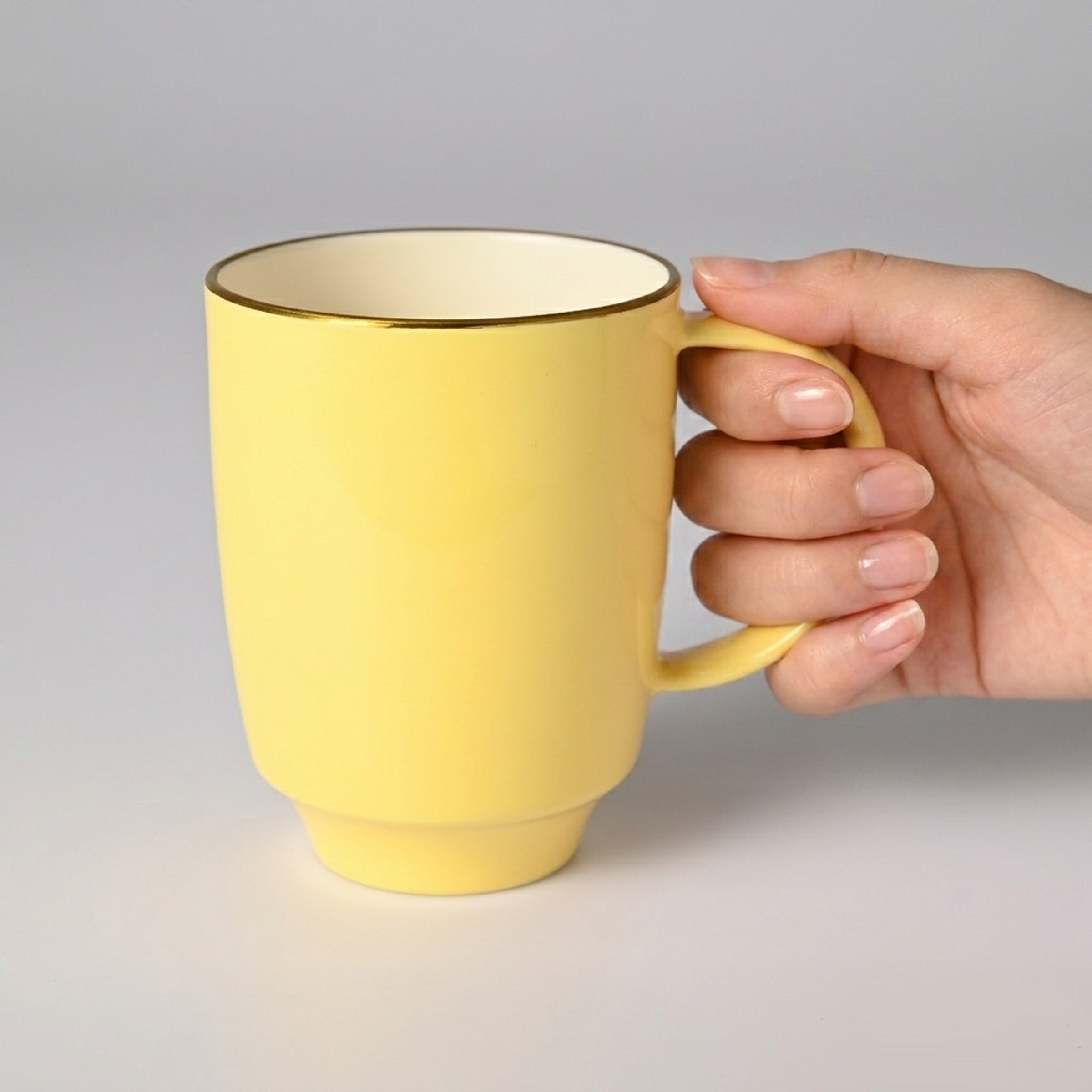 【イエロー】マグカップ 　箱なし・単品　*有田陶器市特別価格 アウトレット品*4